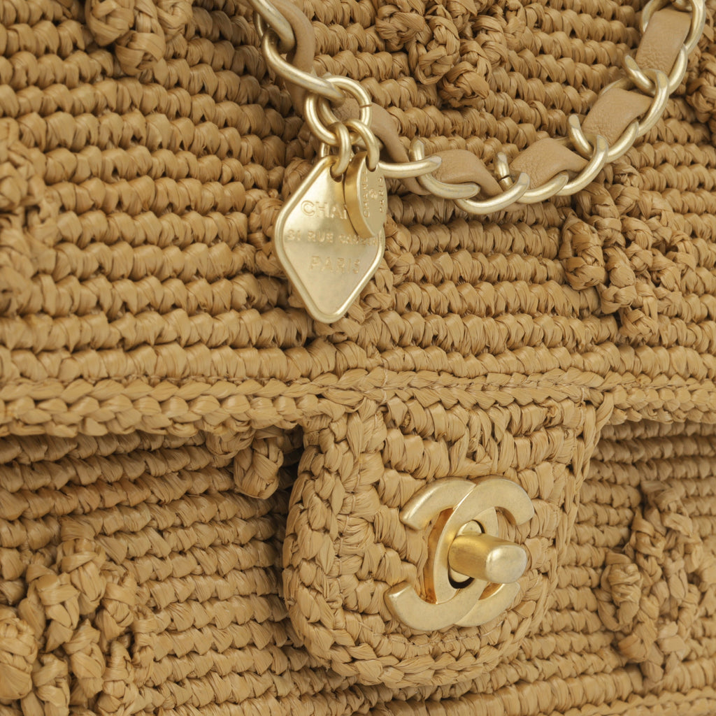 Chanel Seasonal Raffia Flap