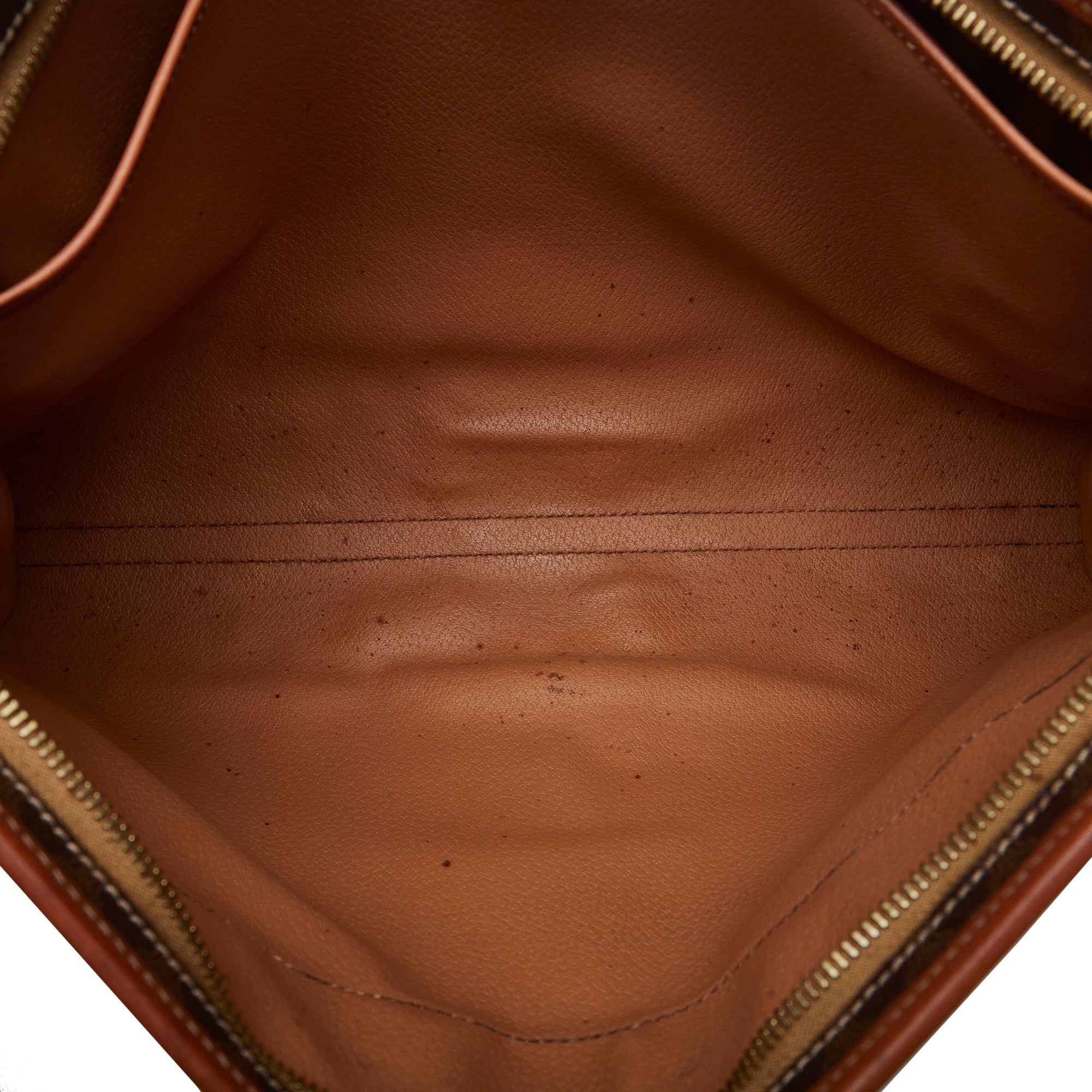 Celine Clutch Brown Macadam Canvas
