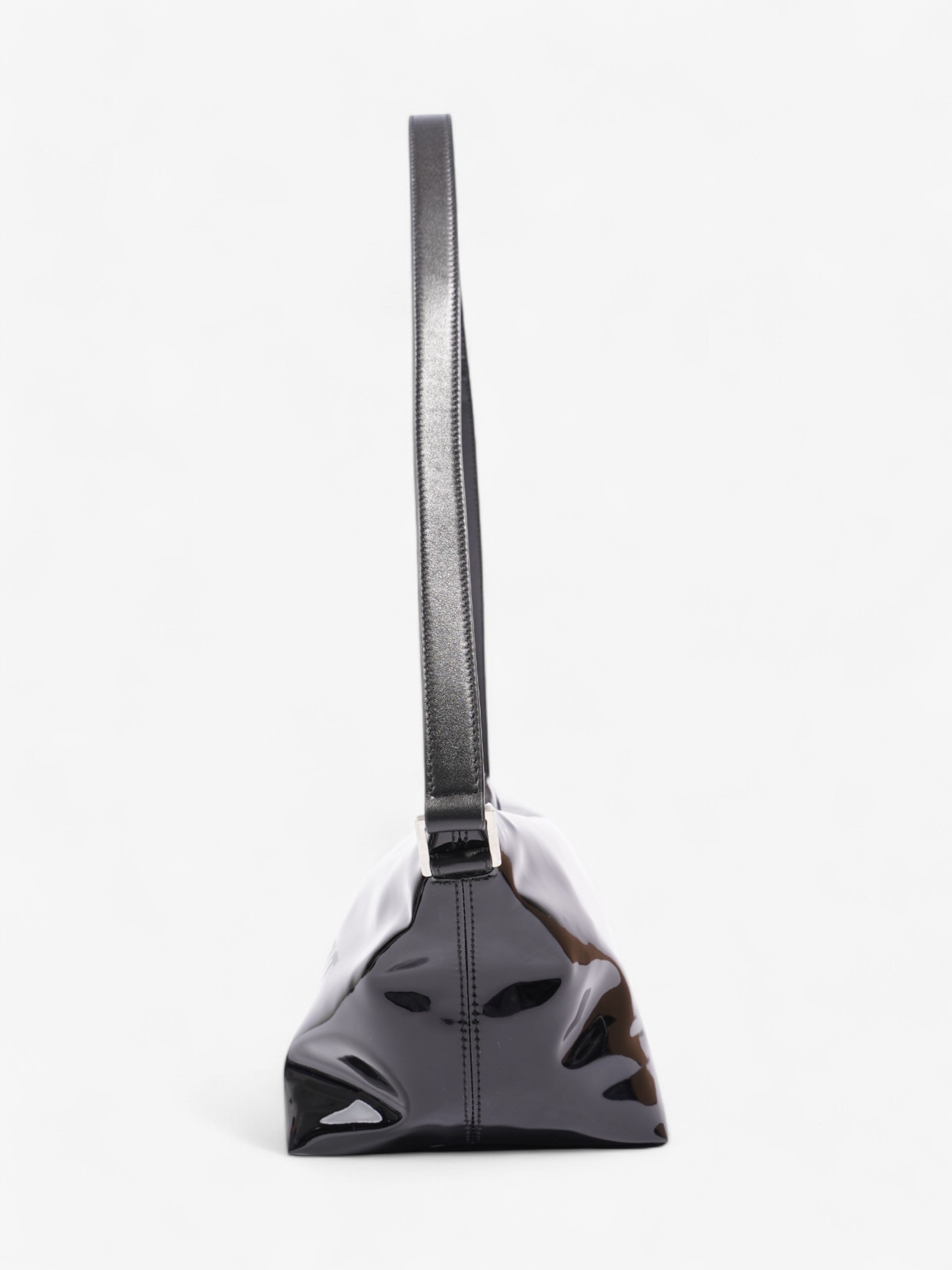 Saint Laurent Tuc Body Bag Black Patent Leather