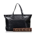 Gucci Tote Bag Black GG ImprimÃƒÆ’Ã‚Â© Canvas
