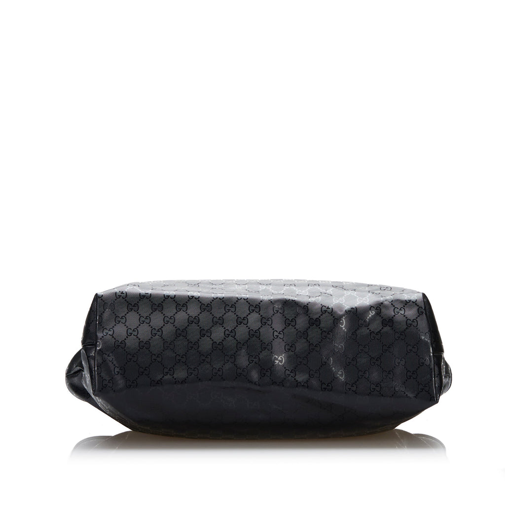 Gucci Tote Bag Black GG ImprimÃƒÆ’Ã‚Â© Canvas
