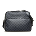 Louis Vuitton Sac Leoh Black Damier Graphite Canvas
