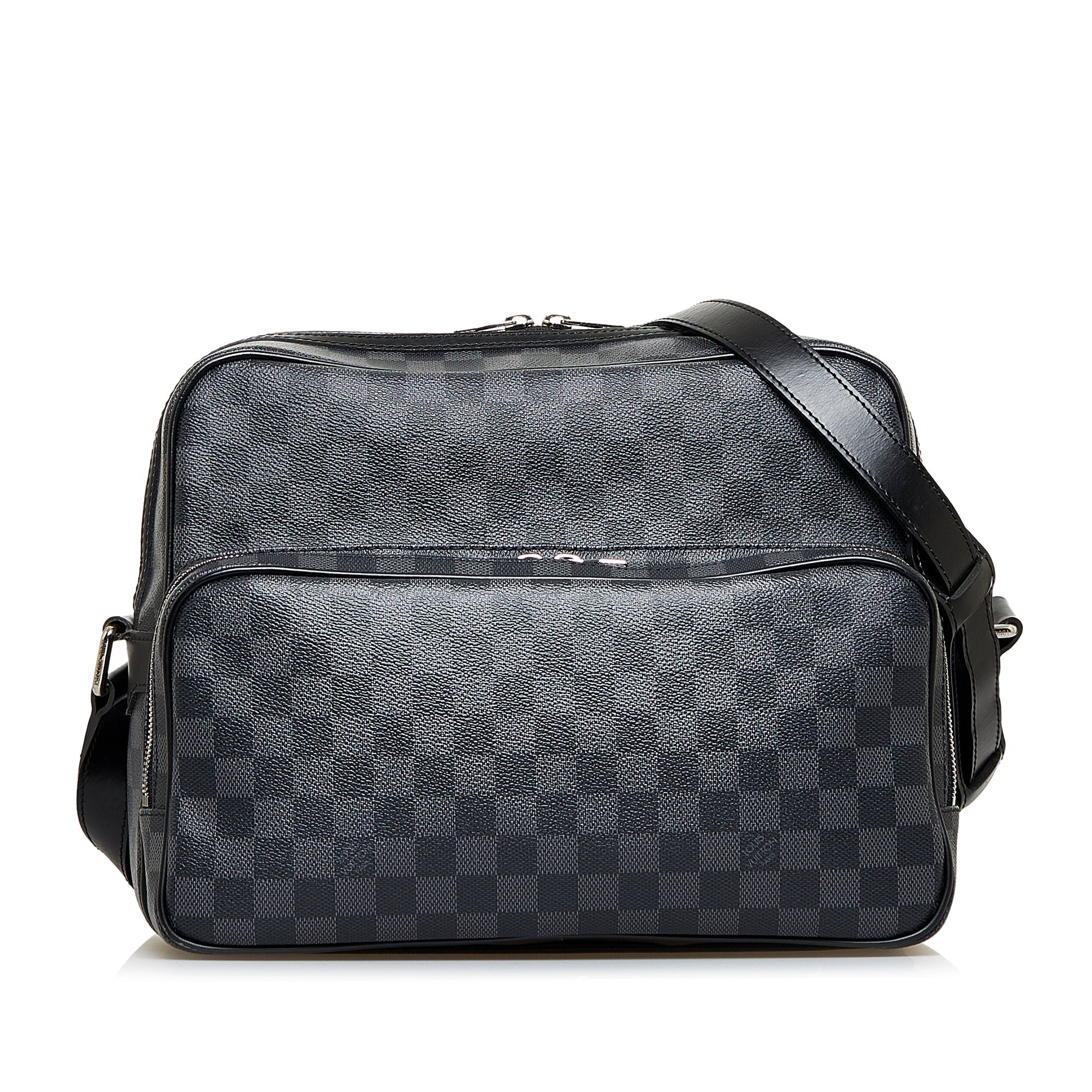 Louis Vuitton Sac Leoh Black Damier Graphite Canvas