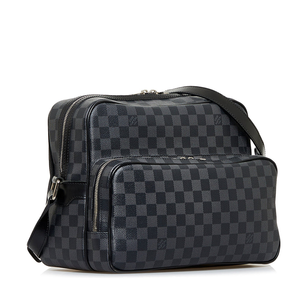 Louis Vuitton Sac Leoh Black Damier Graphite Canvas