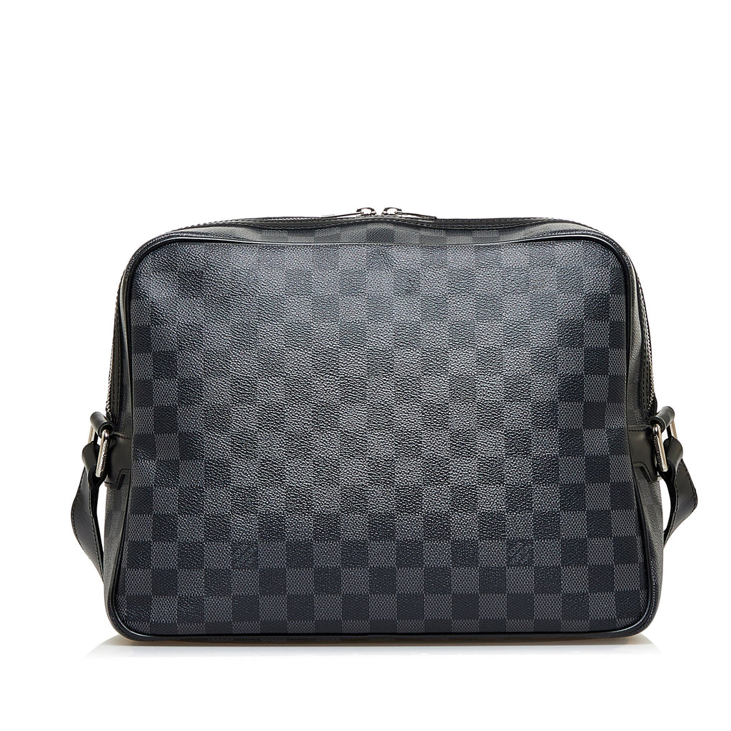 Louis Vuitton Sac Leoh Black Damier Graphite Canvas