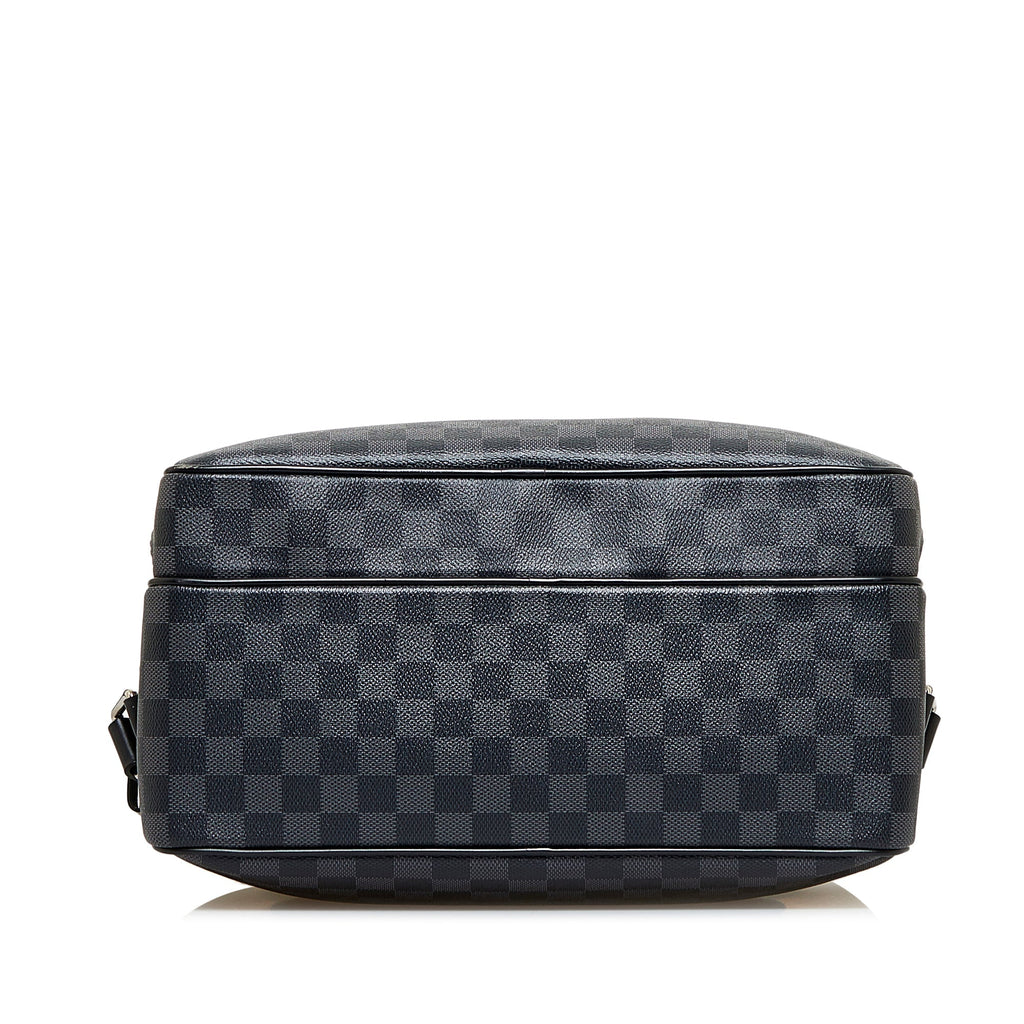 Louis Vuitton Sac Leoh Black Damier Graphite Canvas