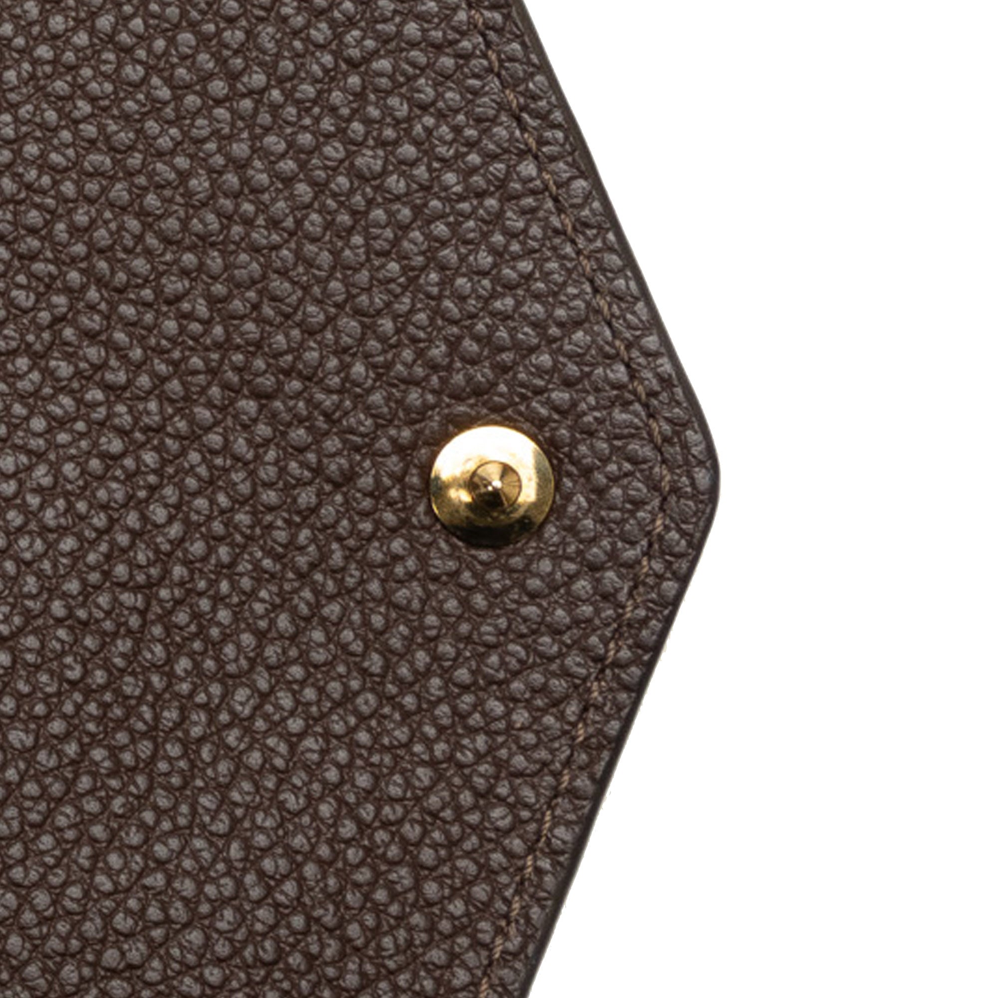 Brown Louis Vuitton Monogram Empreinte Portefeuille Curieuse Wallet