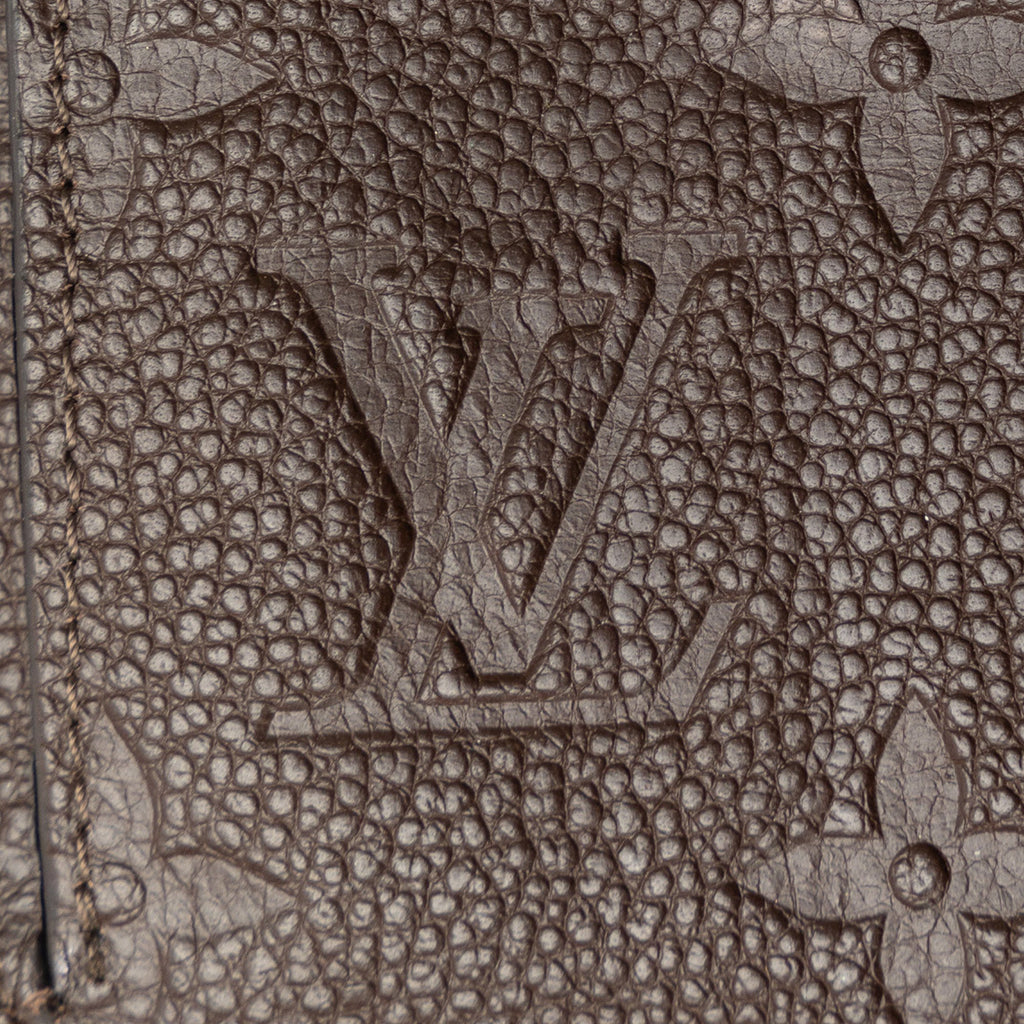 Brown Louis Vuitton Monogram Empreinte Portefeuille Curieuse Wallet