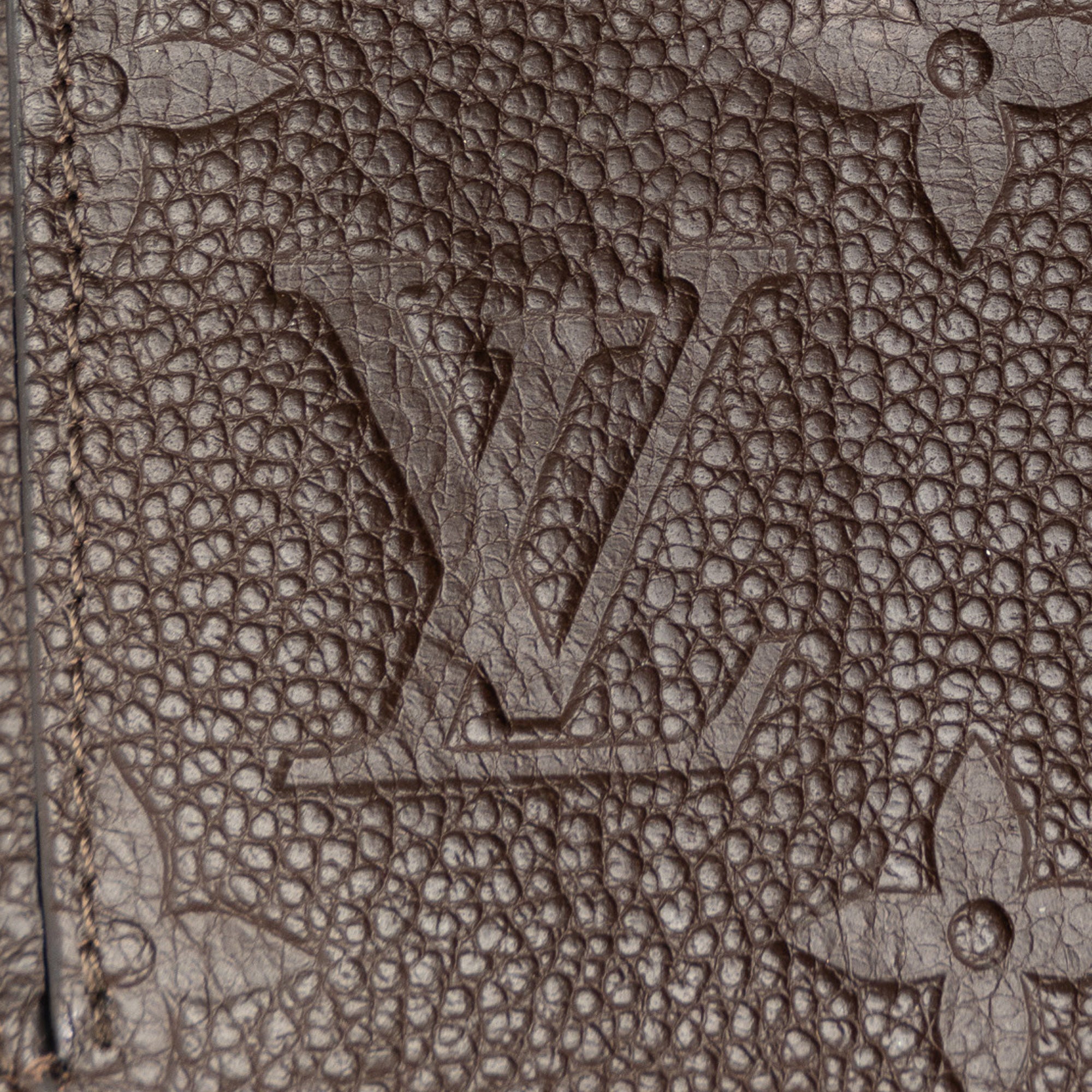 Brown Louis Vuitton Monogram Empreinte Portefeuille Curieuse Wallet