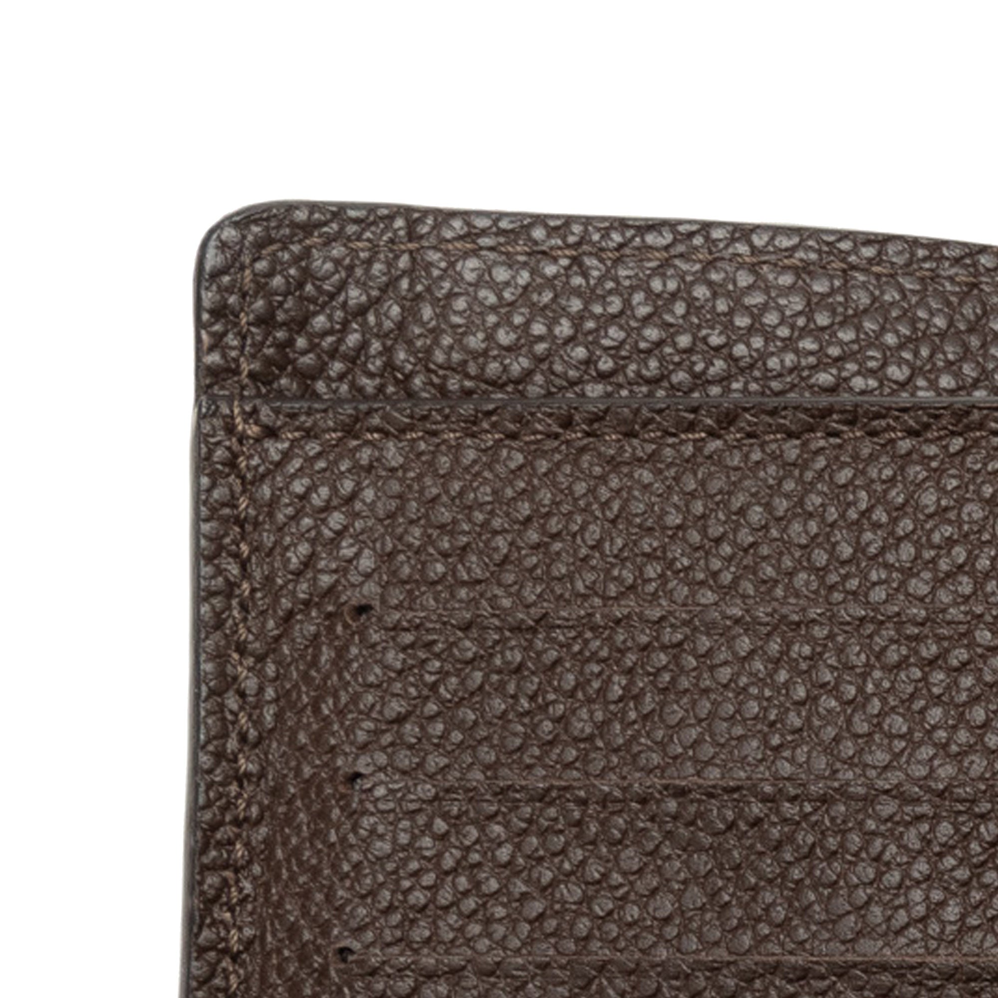 Brown Louis Vuitton Monogram Empreinte Portefeuille Curieuse Wallet