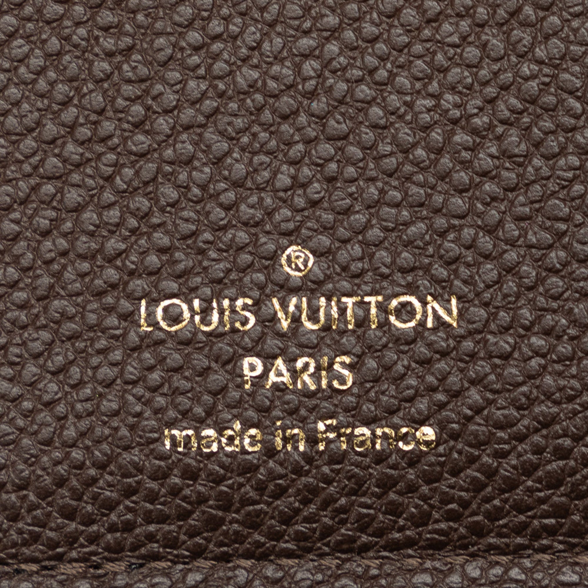Brown Louis Vuitton Monogram Empreinte Portefeuille Curieuse Wallet