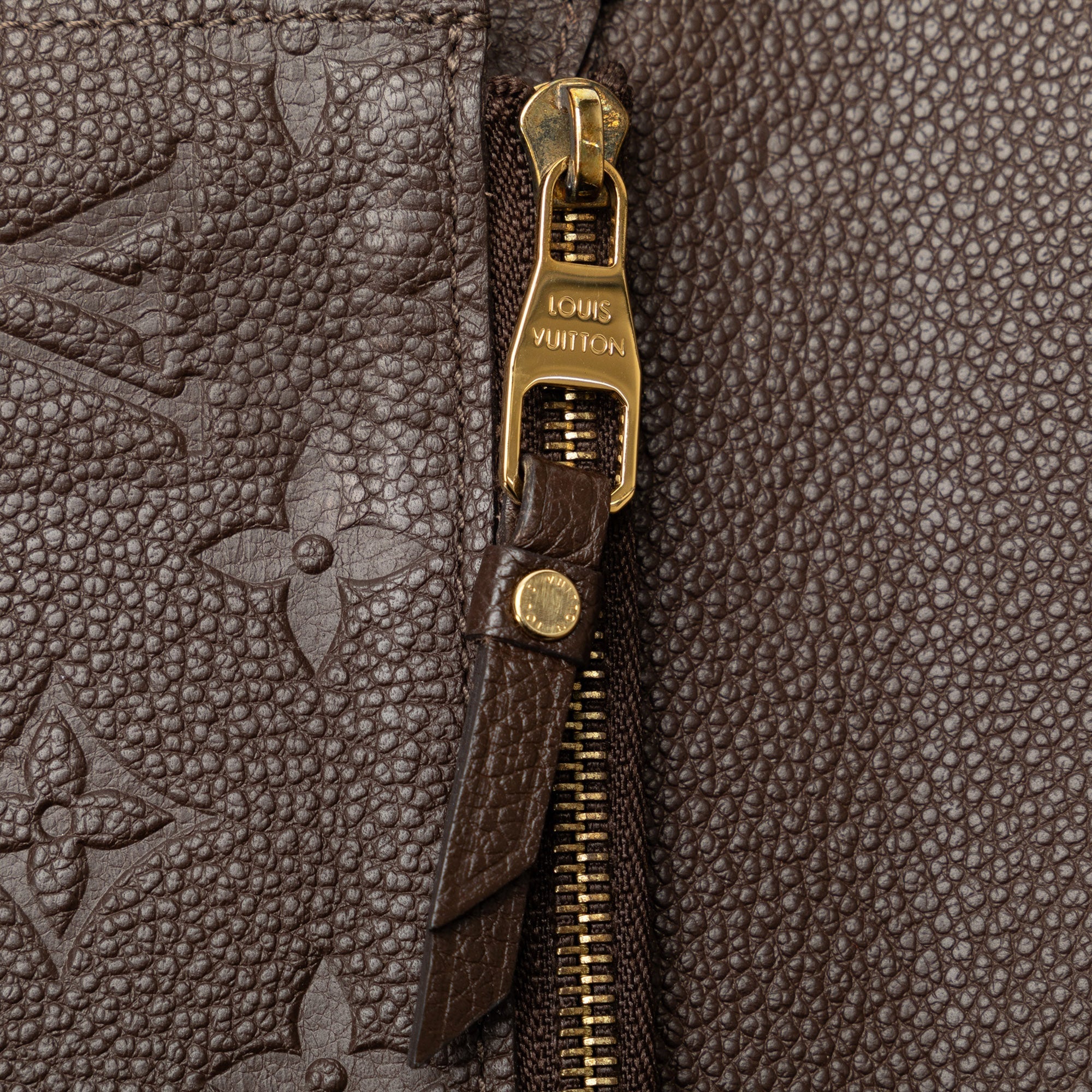 Brown Louis Vuitton Monogram Empreinte Portefeuille Curieuse Wallet