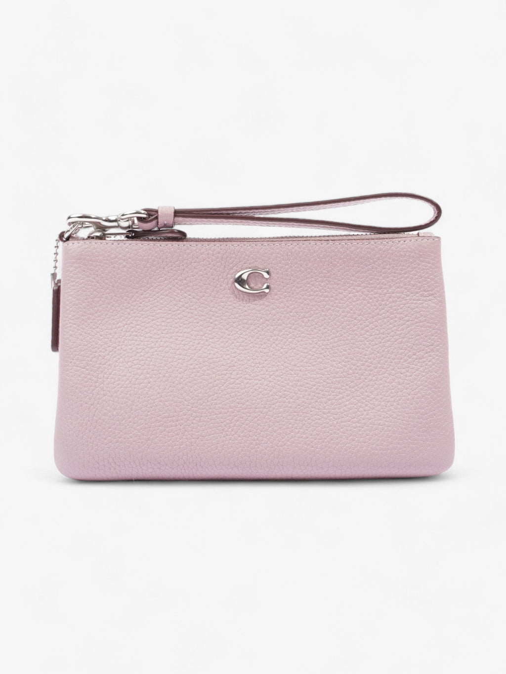 Coach Wristlet Lilac Leather Small