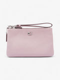Coach Wristlet Lilac Leather Small