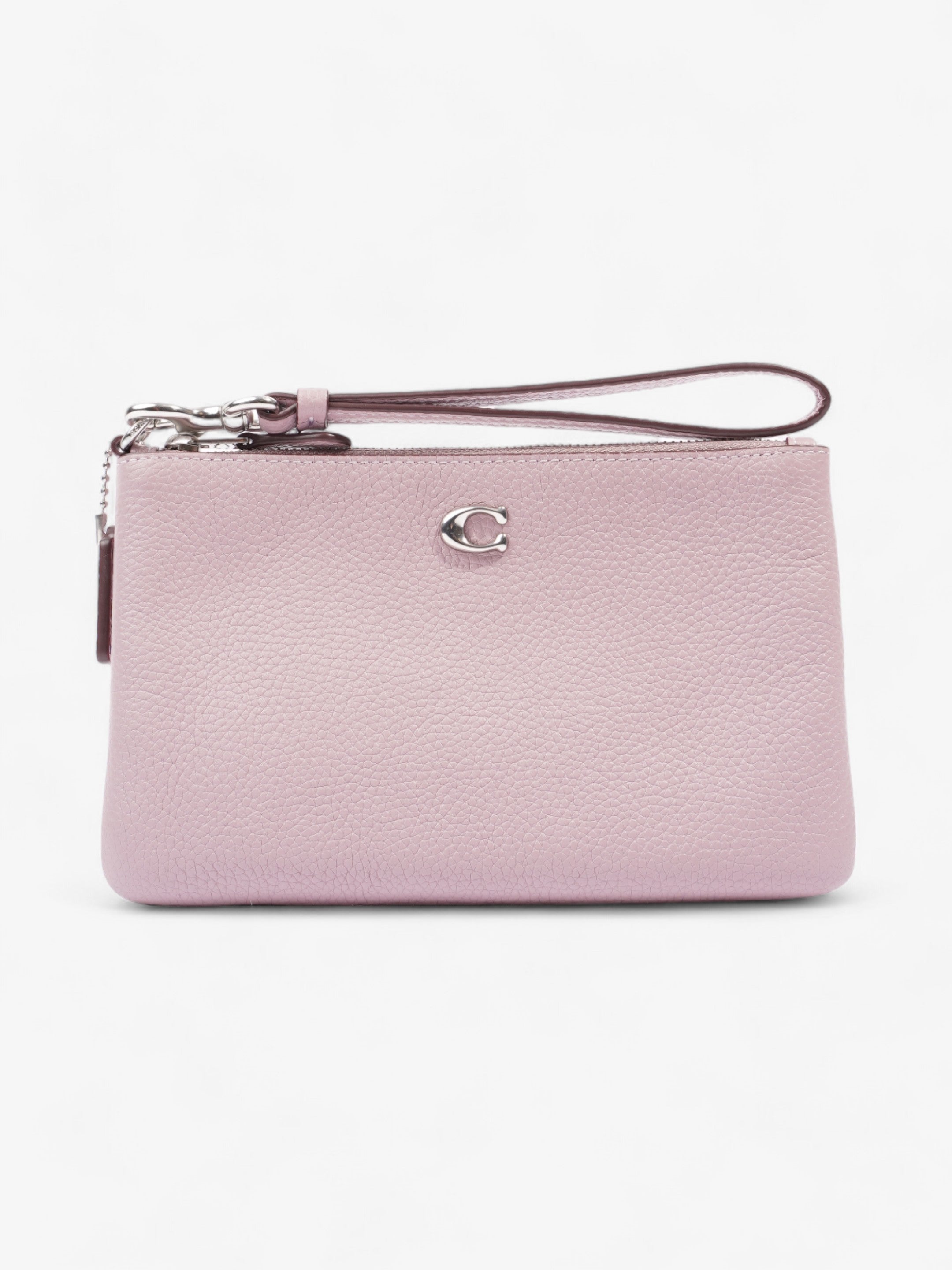 Coach Wristlet Lilac Leather Small