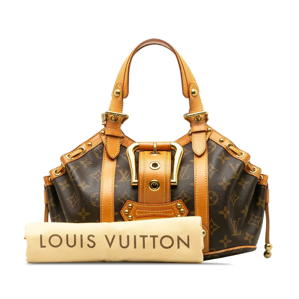 Brown Louis Vuitton Monogram Theda PM Handbag
