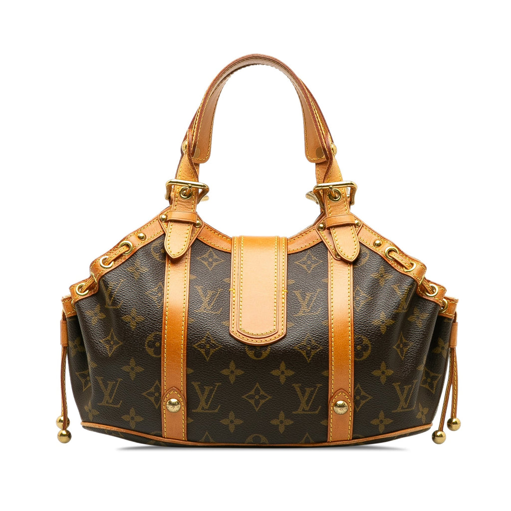 Brown Louis Vuitton Monogram Theda PM Handbag