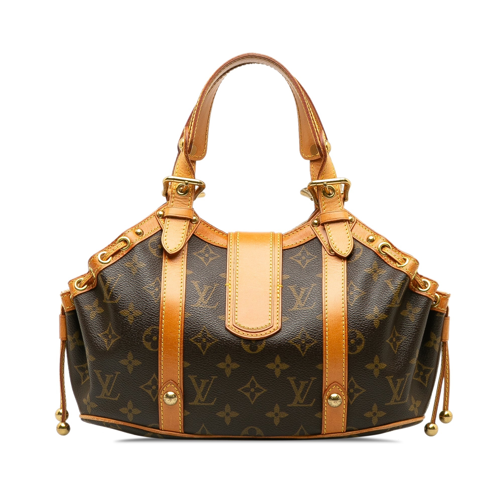 Brown Louis Vuitton Monogram Theda PM Handbag