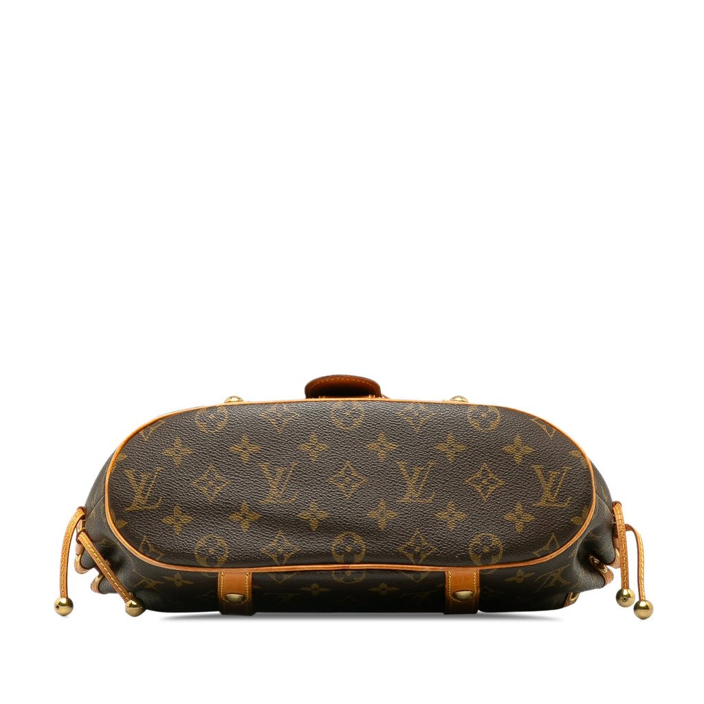 Brown Louis Vuitton Monogram Theda PM Handbag