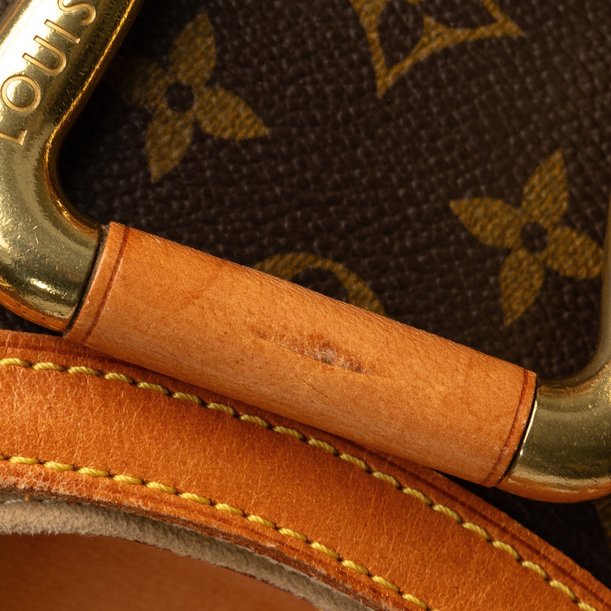 Brown Louis Vuitton Monogram Theda PM Handbag