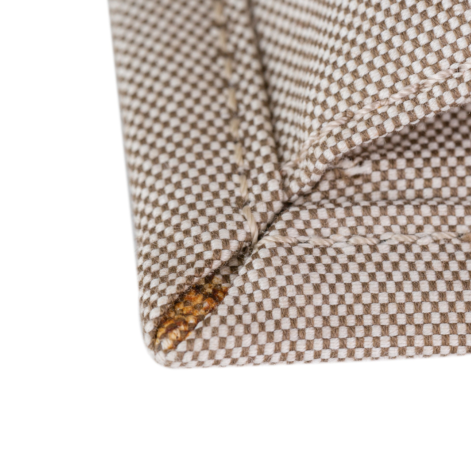 Brown Off White Repeat 38 Canvas Tote Bag