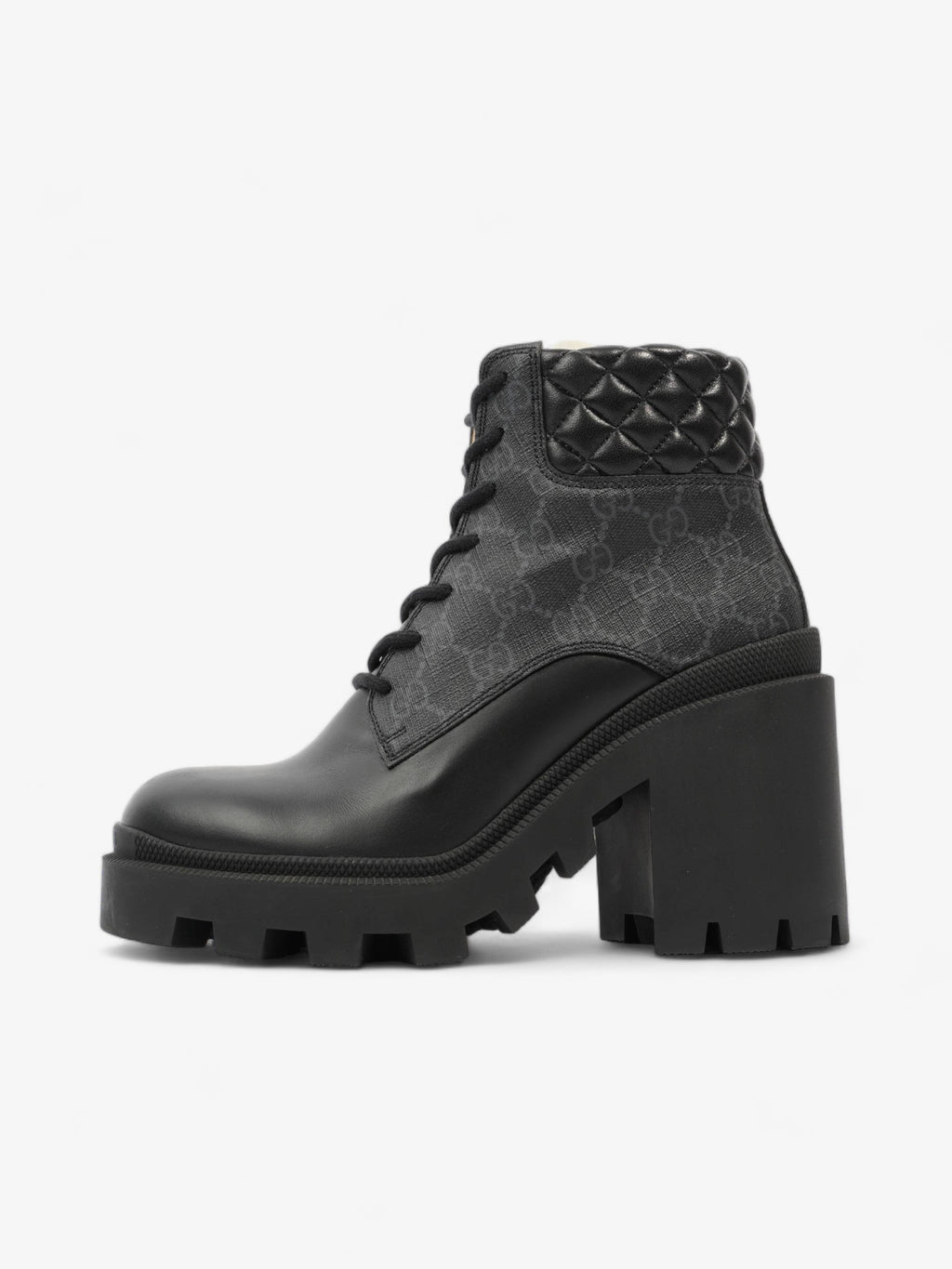 Gucci Trip GG Boots 90 Black / Black Monogram Leather EU 37 UK 4