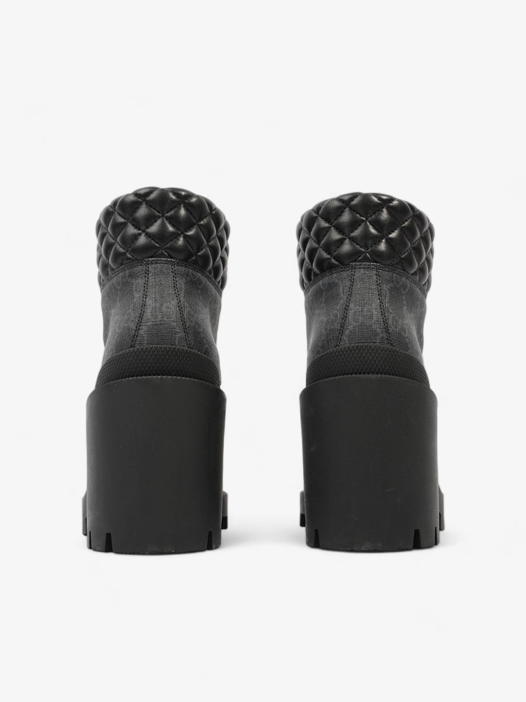 Gucci Trip GG Boots 90 Black / Black Monogram Leather EU 37 UK 4