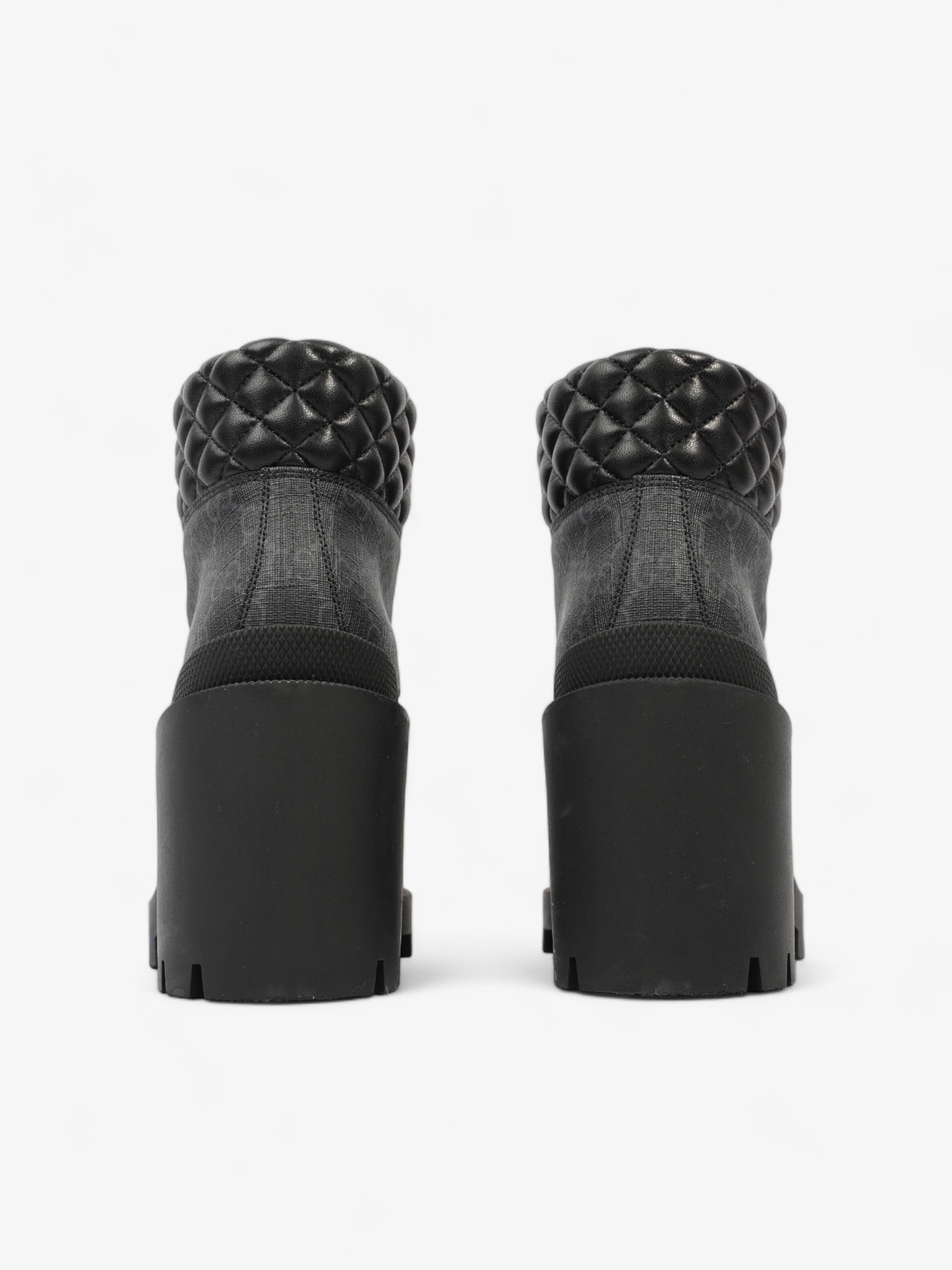Gucci Trip GG Boots 90 Black / Black Monogram Leather EU 37 UK 4