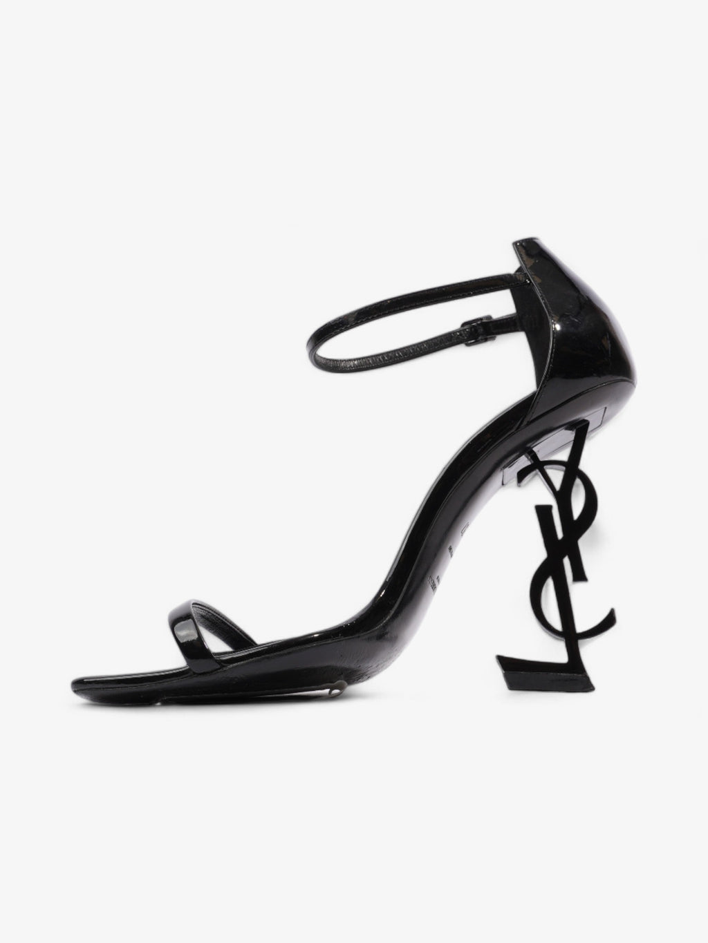 Saint Laurent Opyum Heels 110 Black Patent Leather EU 37 UK 4