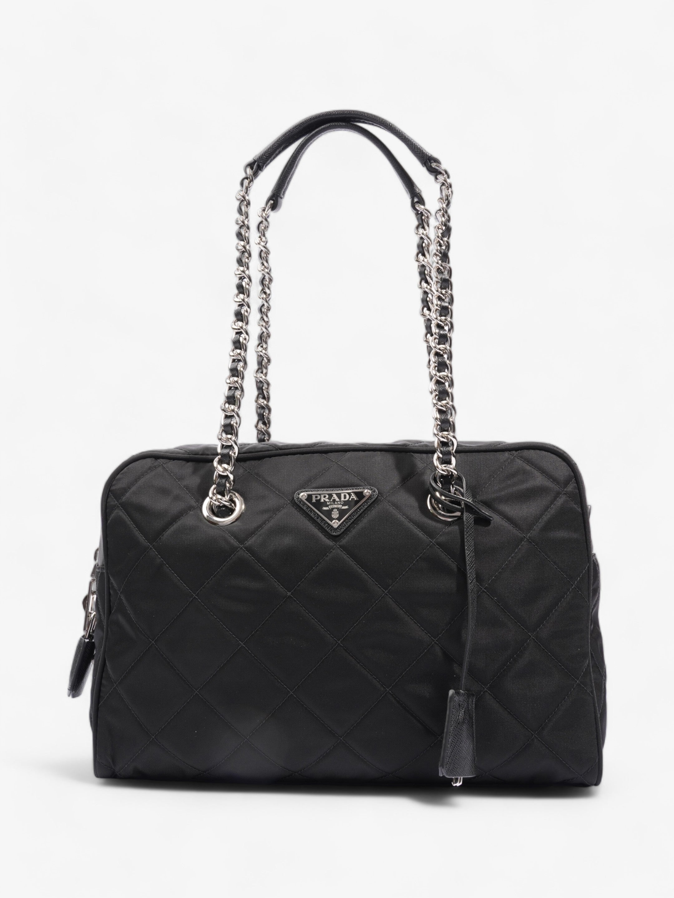 Prada Quilted Tessuto Impuntu Black Nylon