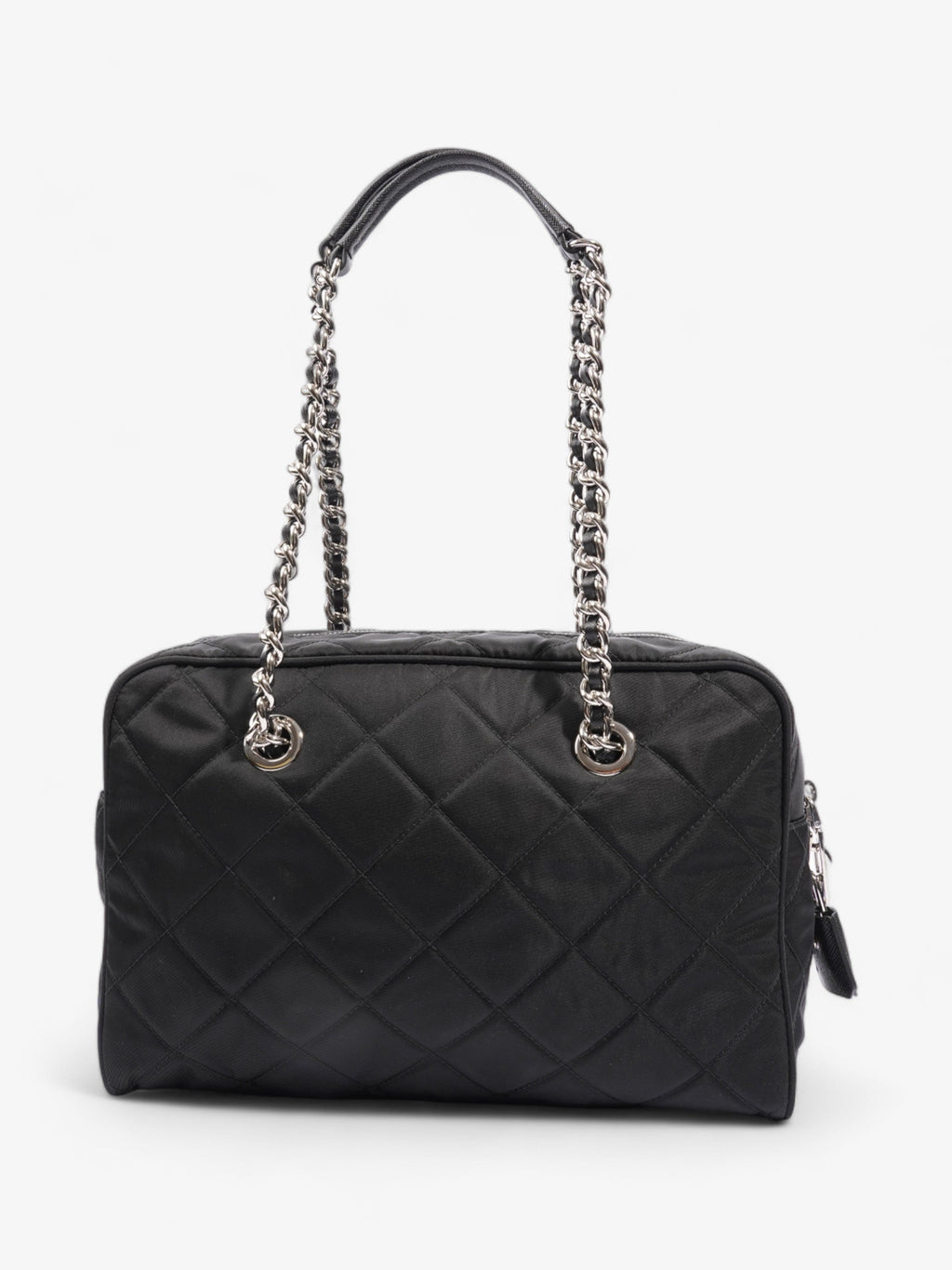 Prada Quilted Tessuto Impuntu Black Nylon