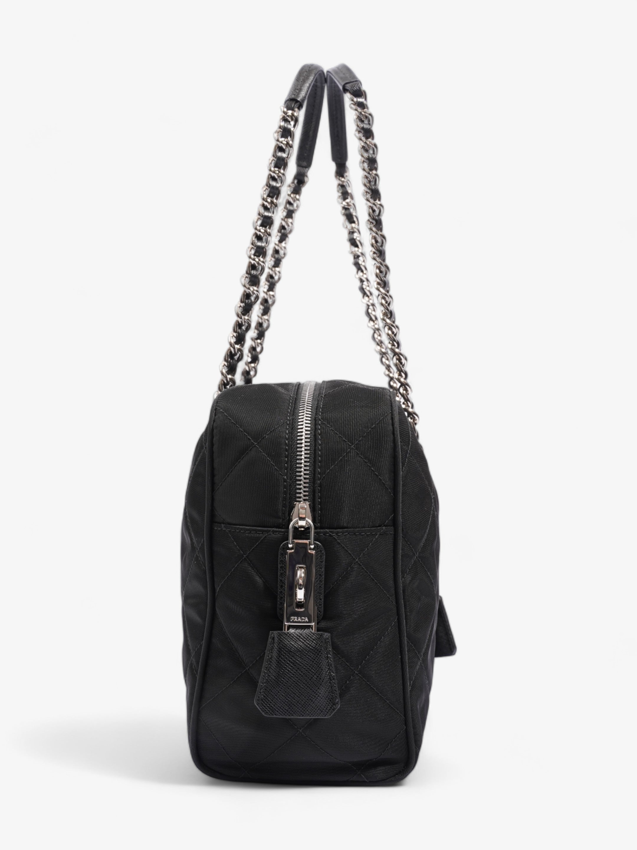 Prada Quilted Tessuto Impuntu Black Nylon