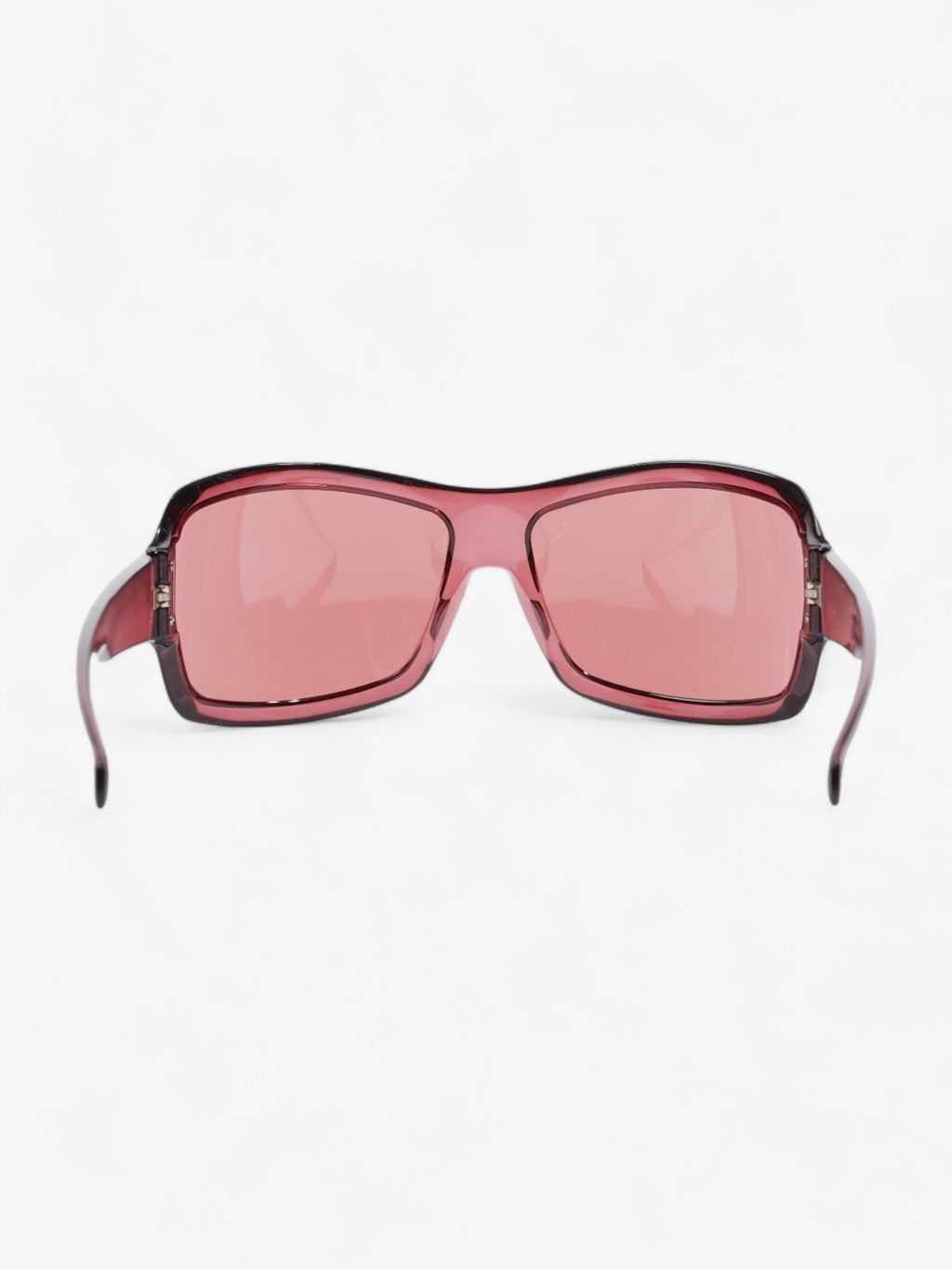Gucci Large Frame Sunglasses Burgundy Acetate 120mm