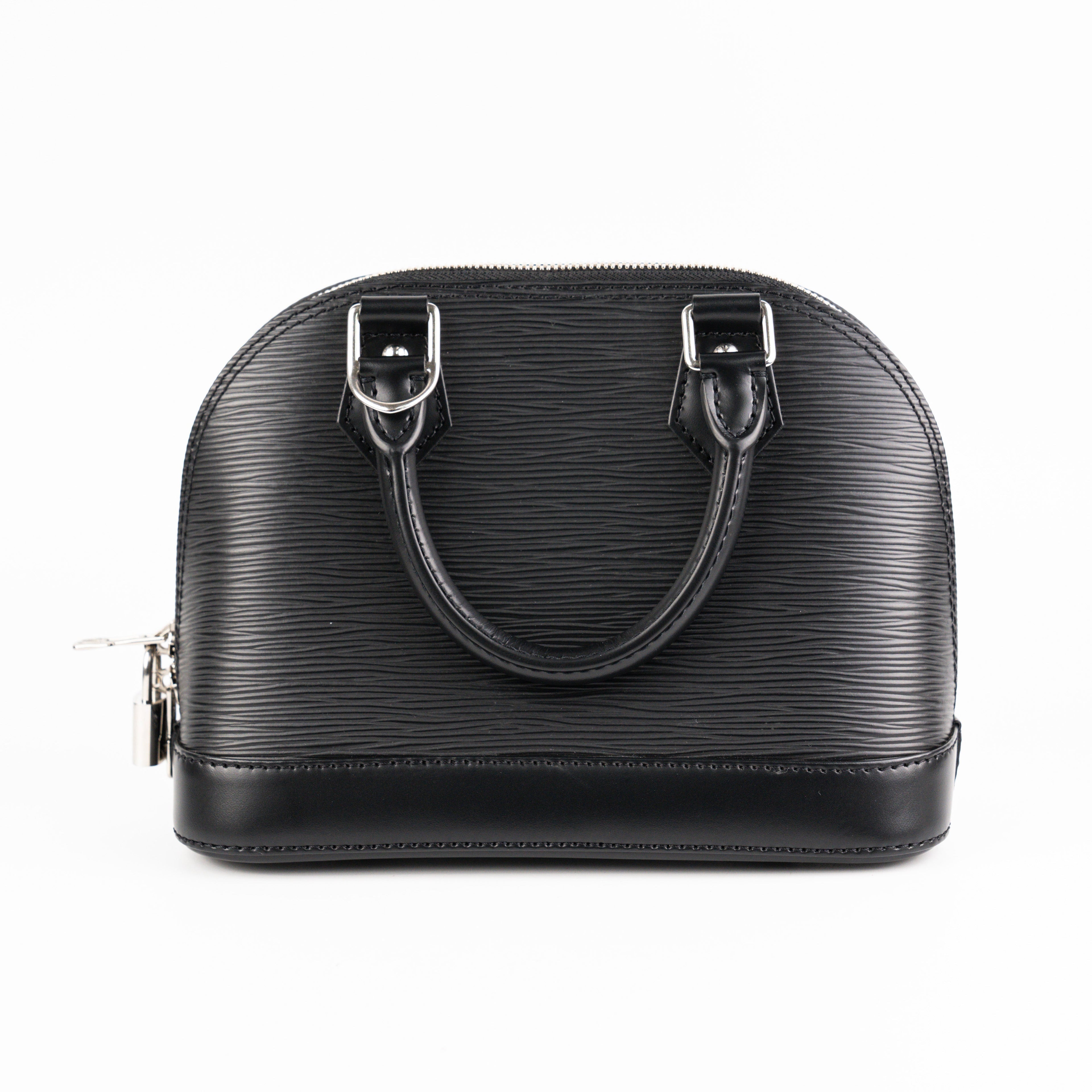 Louis Vuitton Alma BB Epi Black