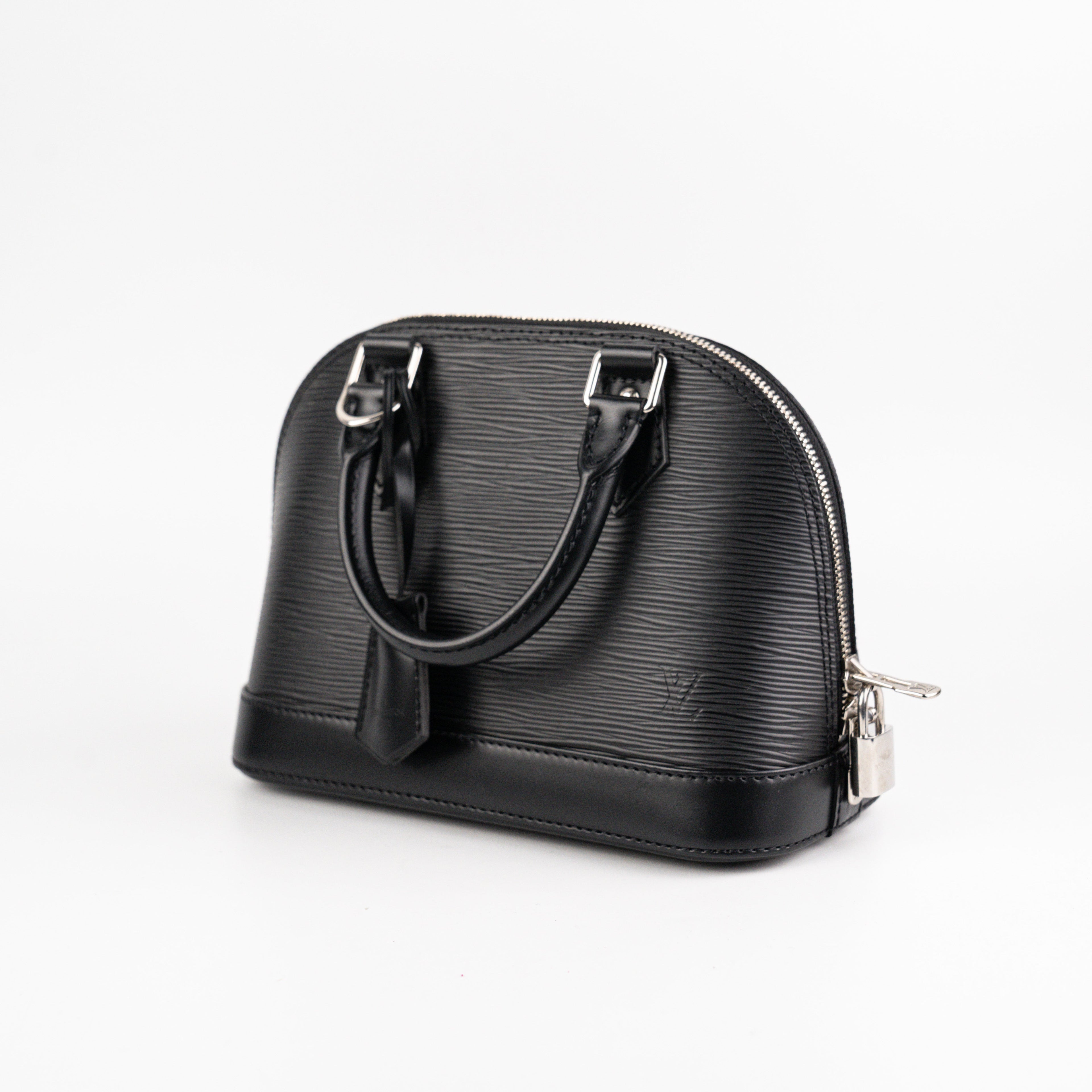 Louis Vuitton Alma BB Epi Black