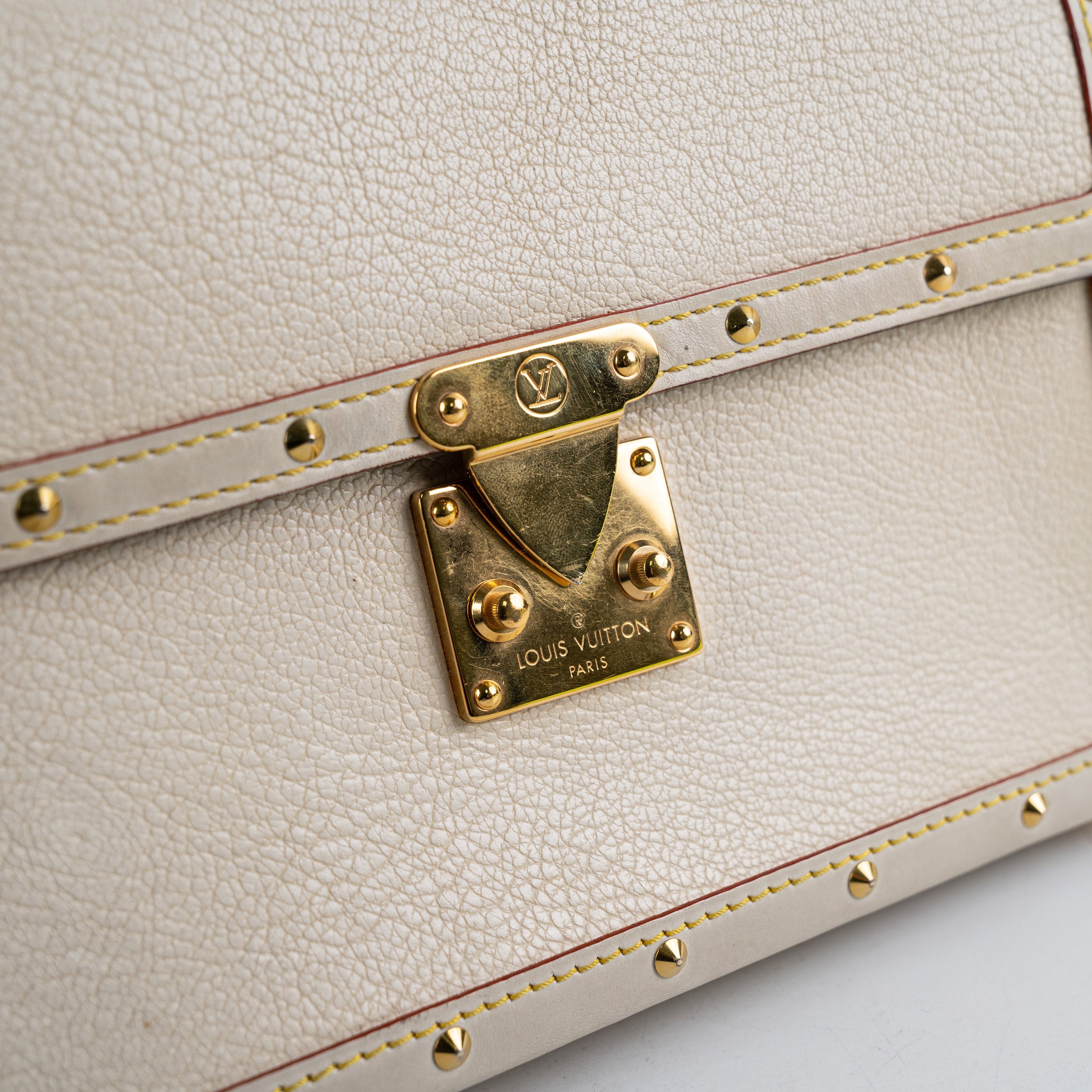 Louis Vuitton Suhali Cream Shoulder Bag
