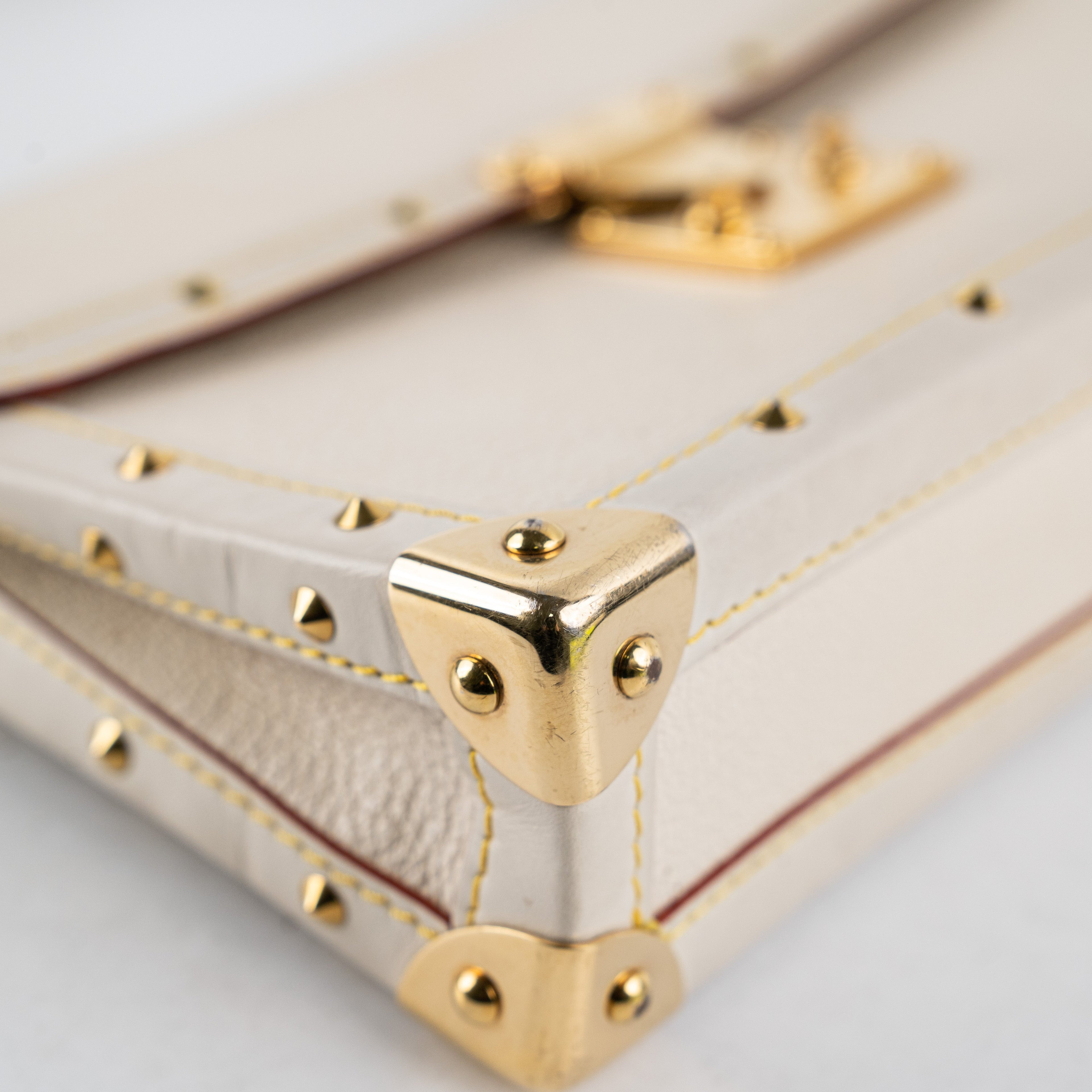 Louis Vuitton Suhali Cream Shoulder Bag