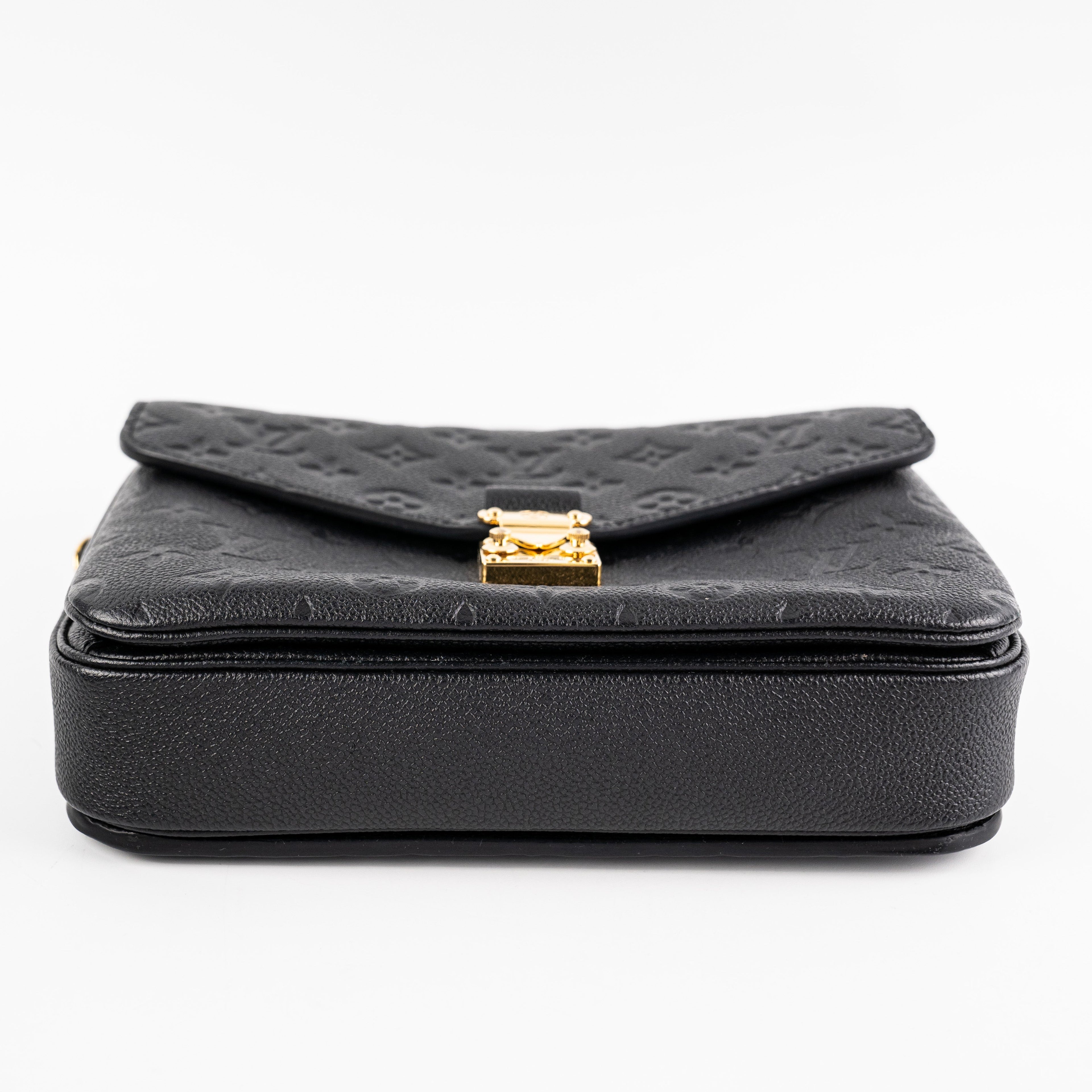 Louis Vuitton Pochette Metis Empreinte Black