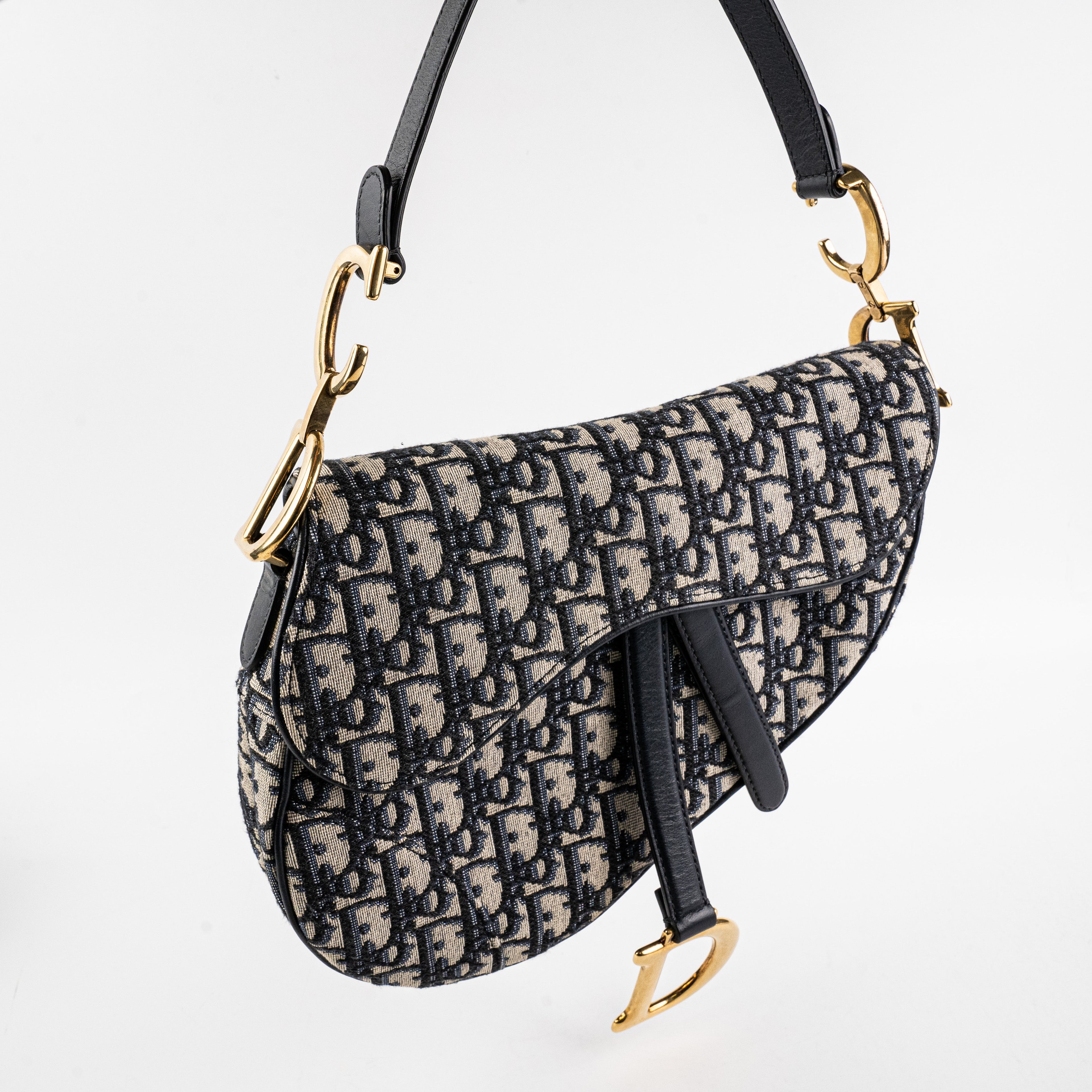 Christian Dior Saddle Oblique Shoulder Bag