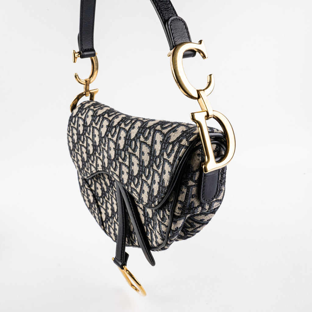 Christian Dior Saddle Oblique Shoulder Bag