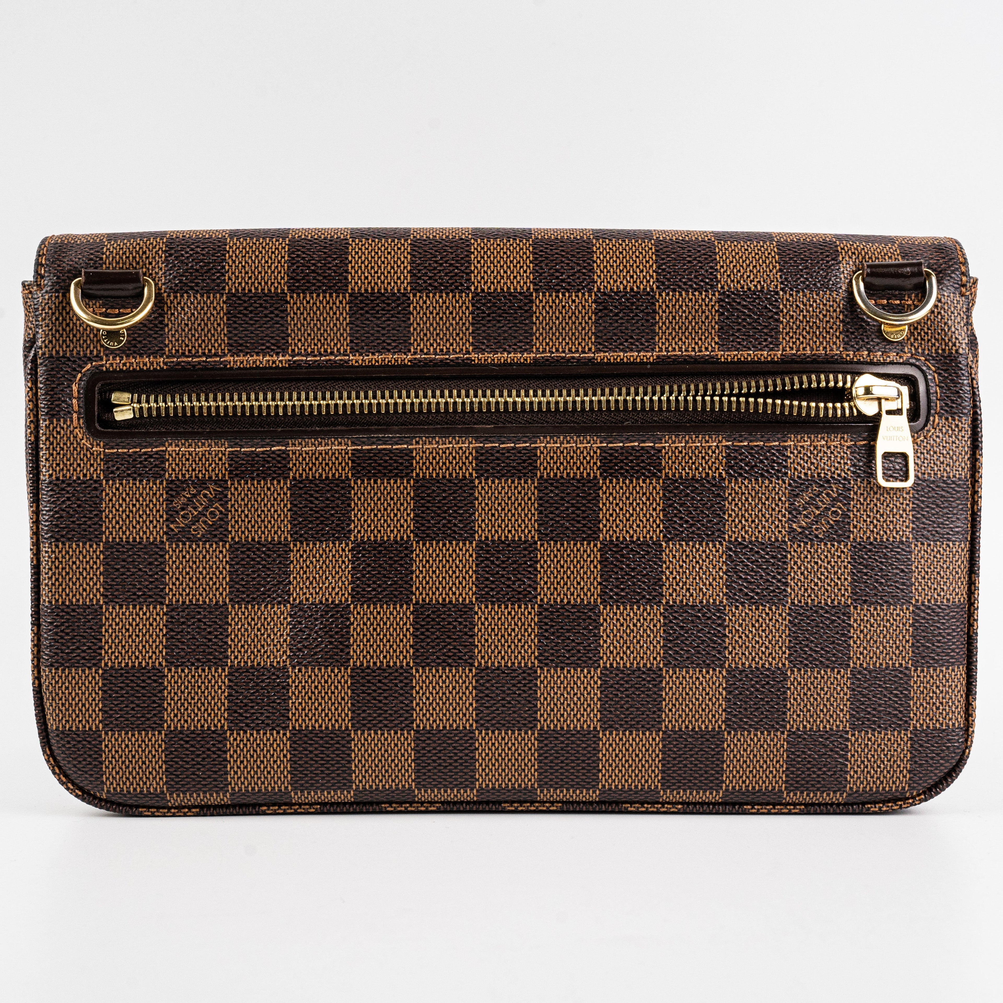 Louis Vuitton Huxton PM Damier Ebene Crossbody Bag