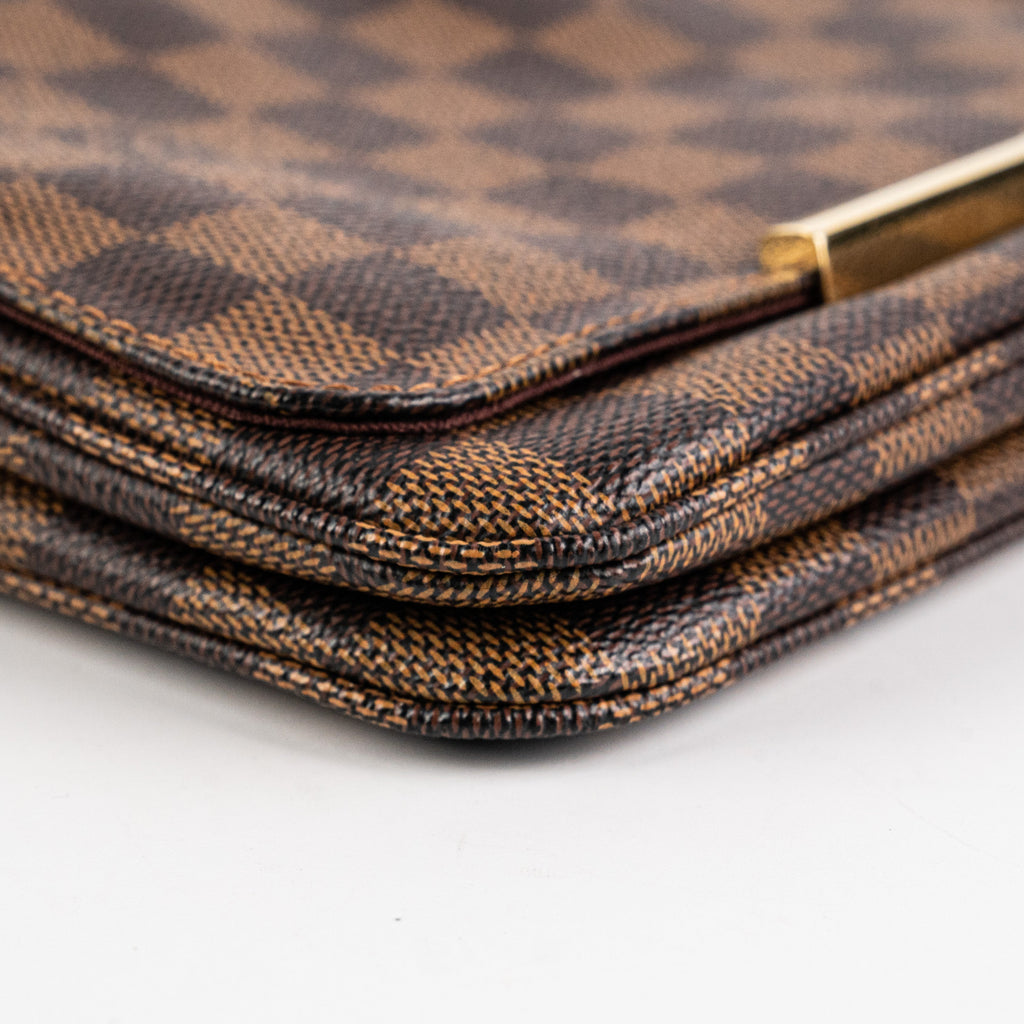 Louis Vuitton Huxton PM Damier Ebene Crossbody Bag