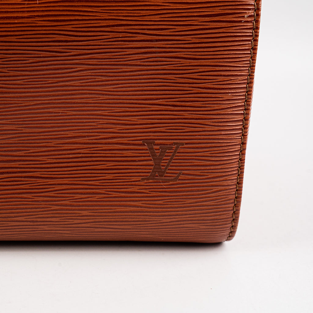 Louis Vuitton Vintage Speedy 30 Epi Leather Brown