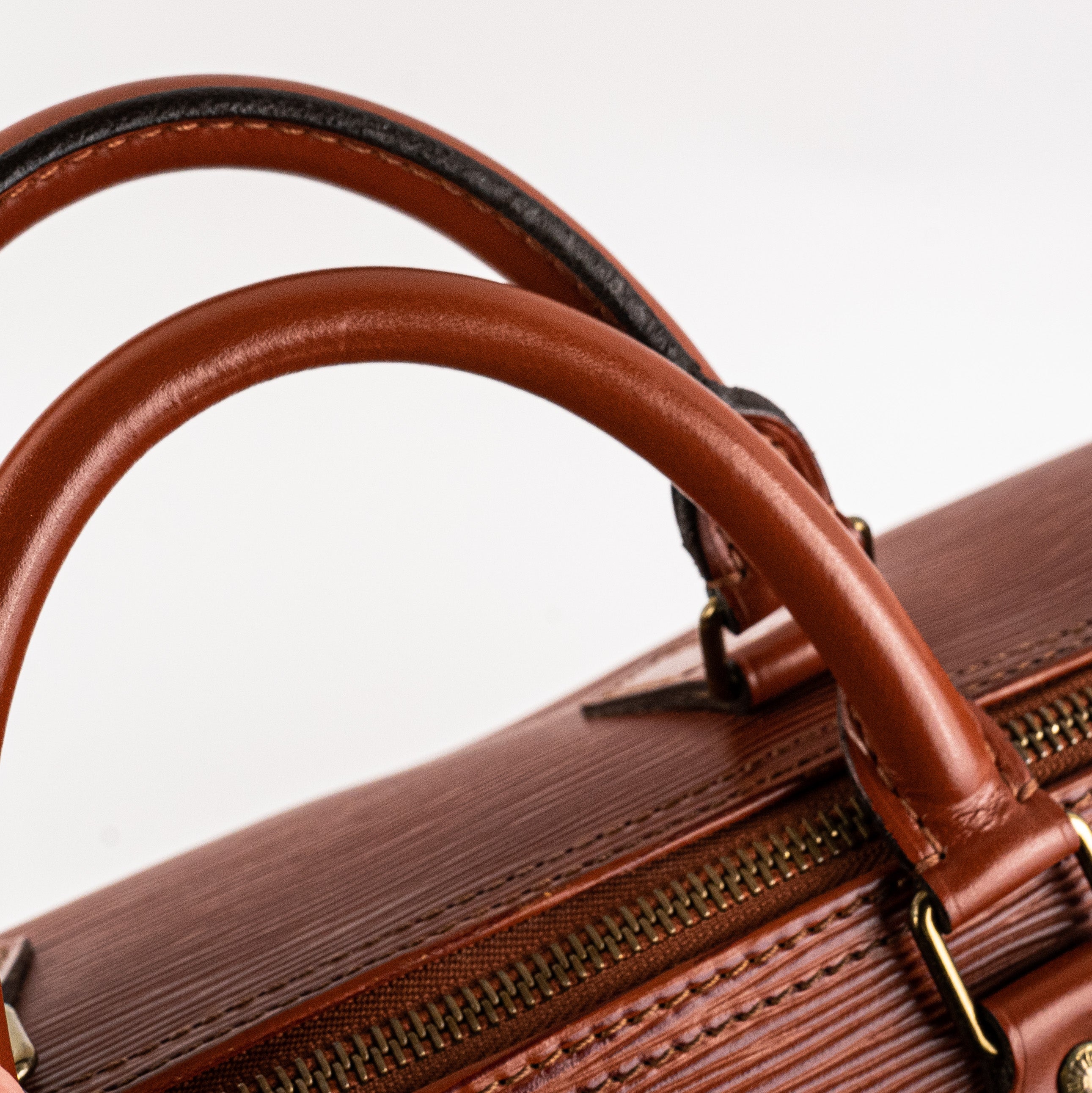 Louis Vuitton Vintage Speedy 30 Epi Leather Brown