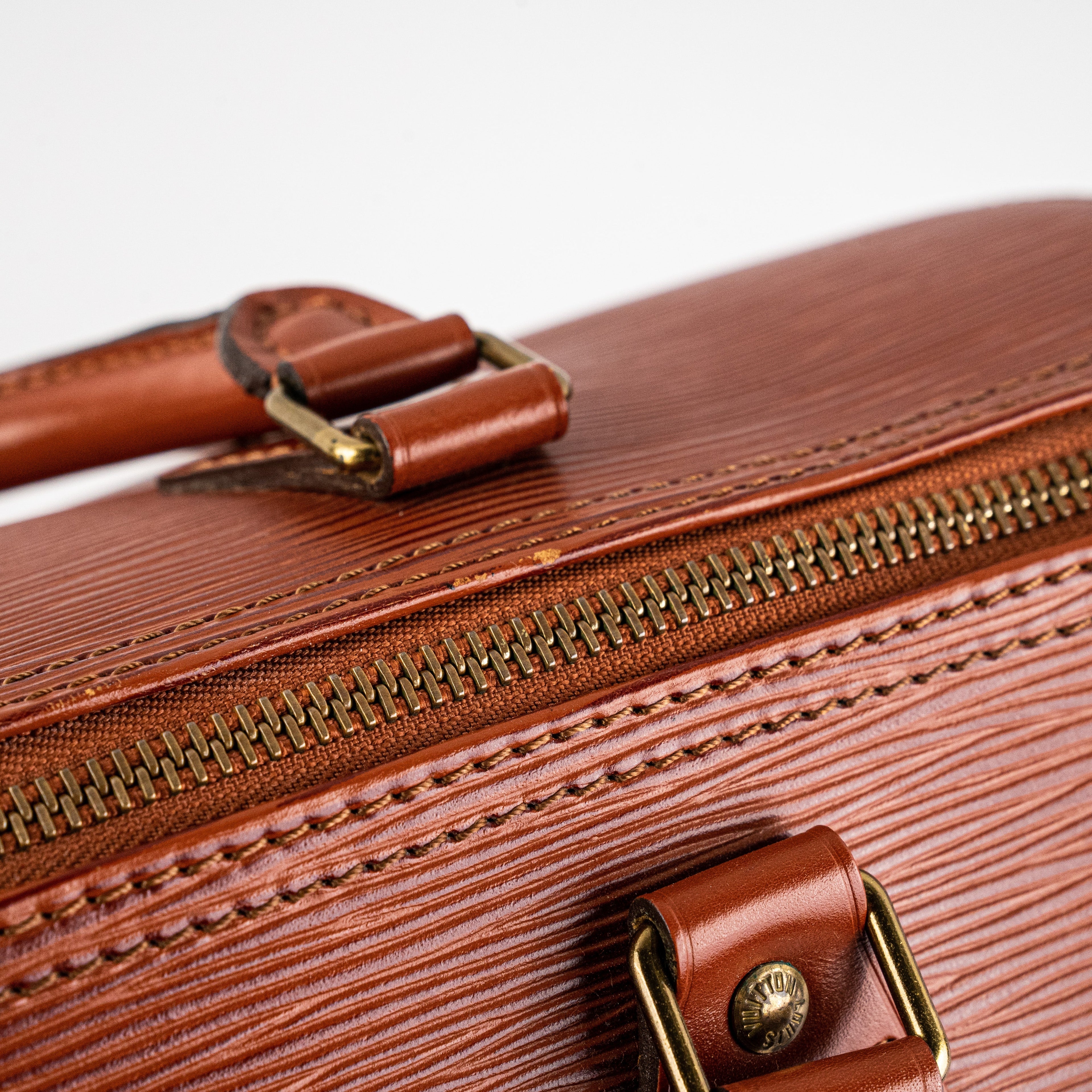 Louis Vuitton Vintage Speedy 30 Epi Leather Brown