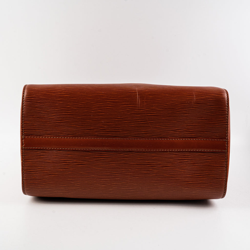 Louis Vuitton Vintage Speedy 30 Epi Leather Brown