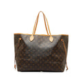 Brown Louis Vuitton Monogram Neverfull GM Tote Bag