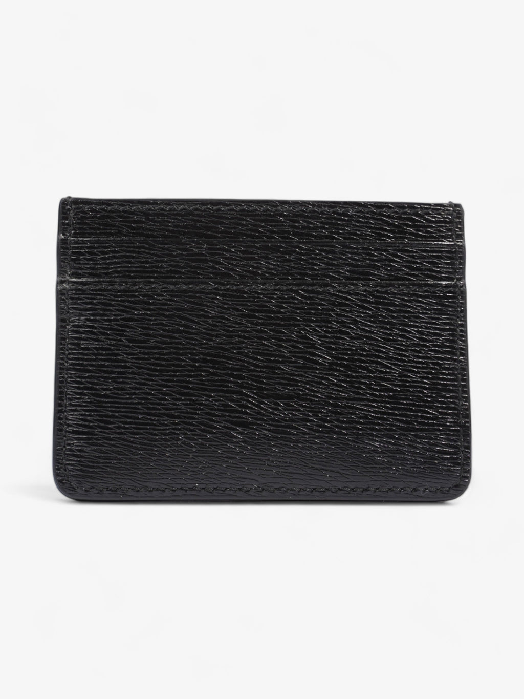 Gucci Card Case With Gucci Script Black Leather