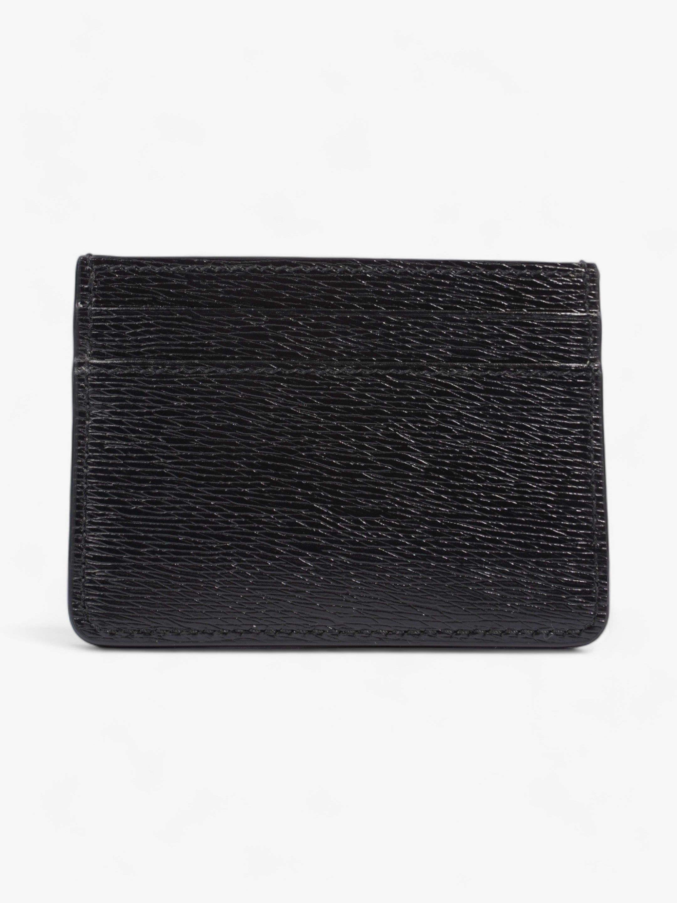 Gucci Card Case With Gucci Script Black Leather