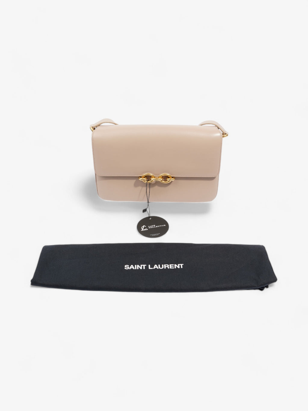 Saint Laurent Le Maillon Beige Leather